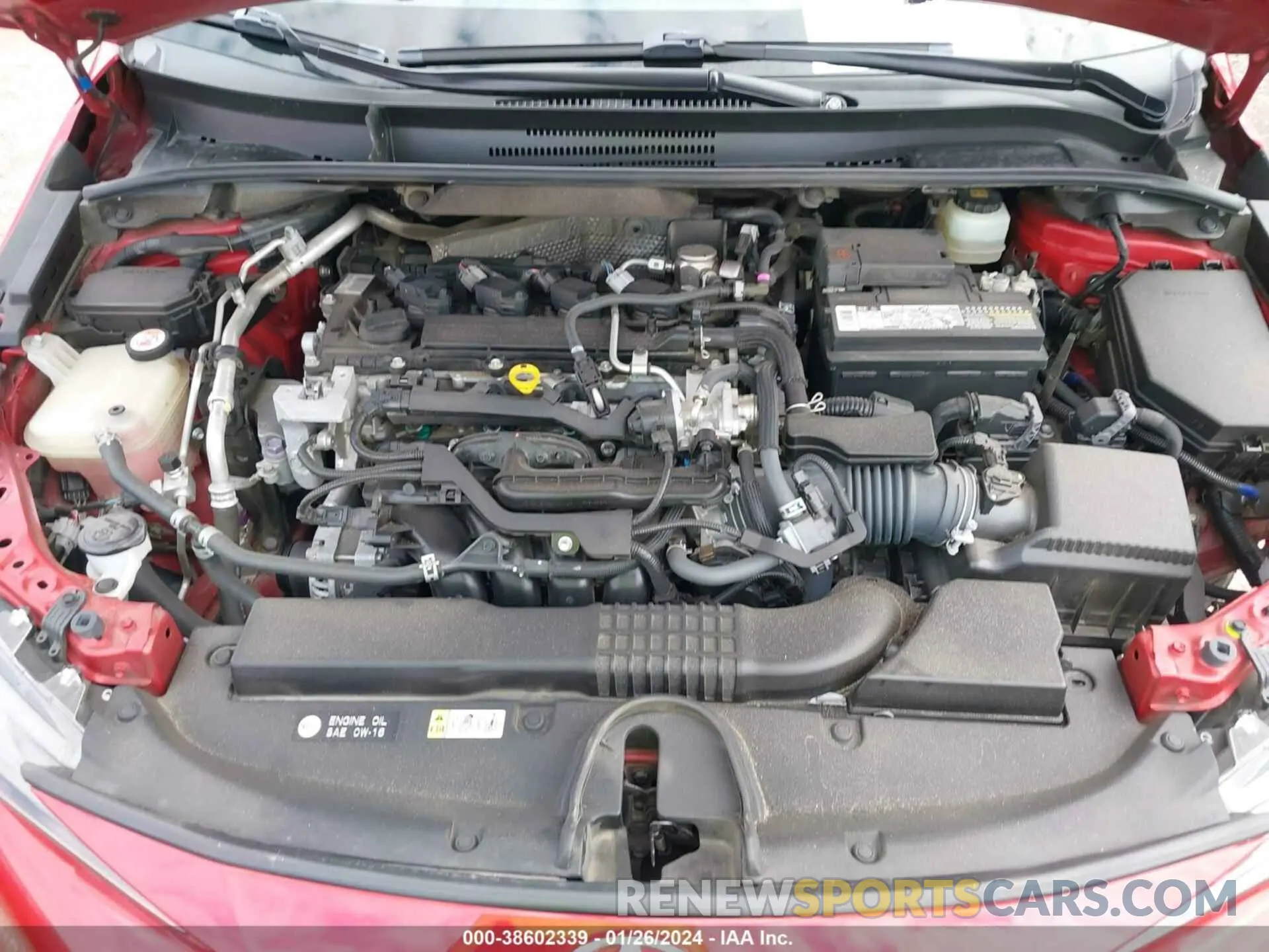 10 fotografías del automóvil dañado JTDP4RCE0LJ009987 TOYOTA COROLLA 2020