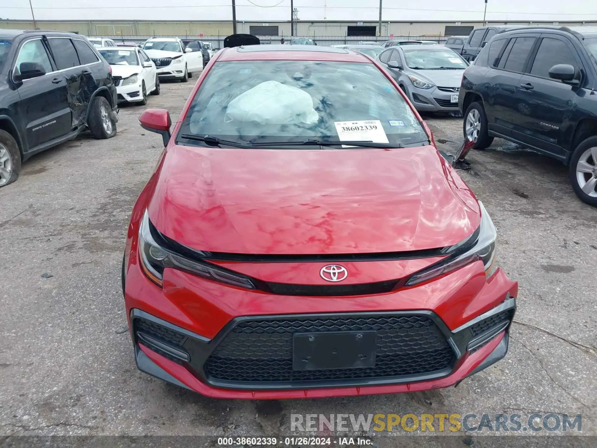 12 fotografías del automóvil dañado JTDP4RCE0LJ009987 TOYOTA COROLLA 2020