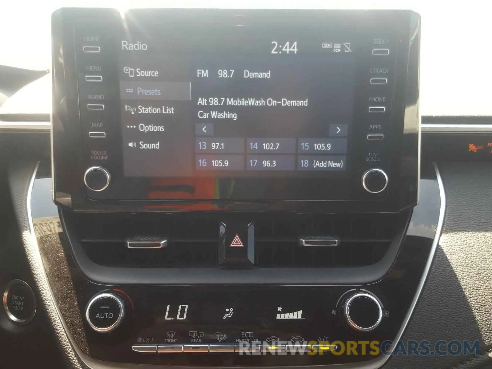 9 fotografías del automóvil dañado JTDP4RCE0LJ011397 TOYOTA COROLLA 2020