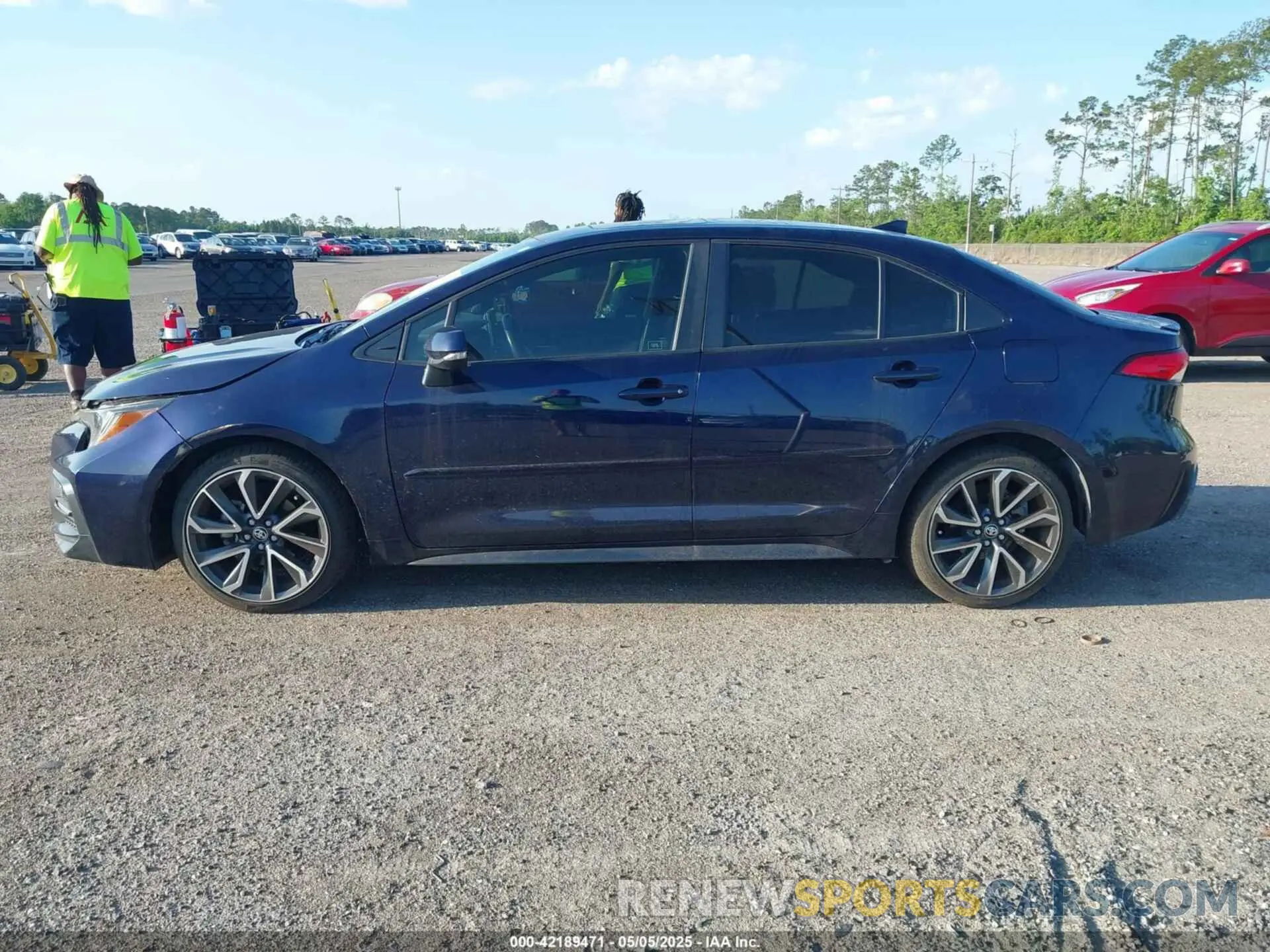 13 fotografías del automóvil dañado JTDP4RCE0LJ012677 TOYOTA COROLLA 2020