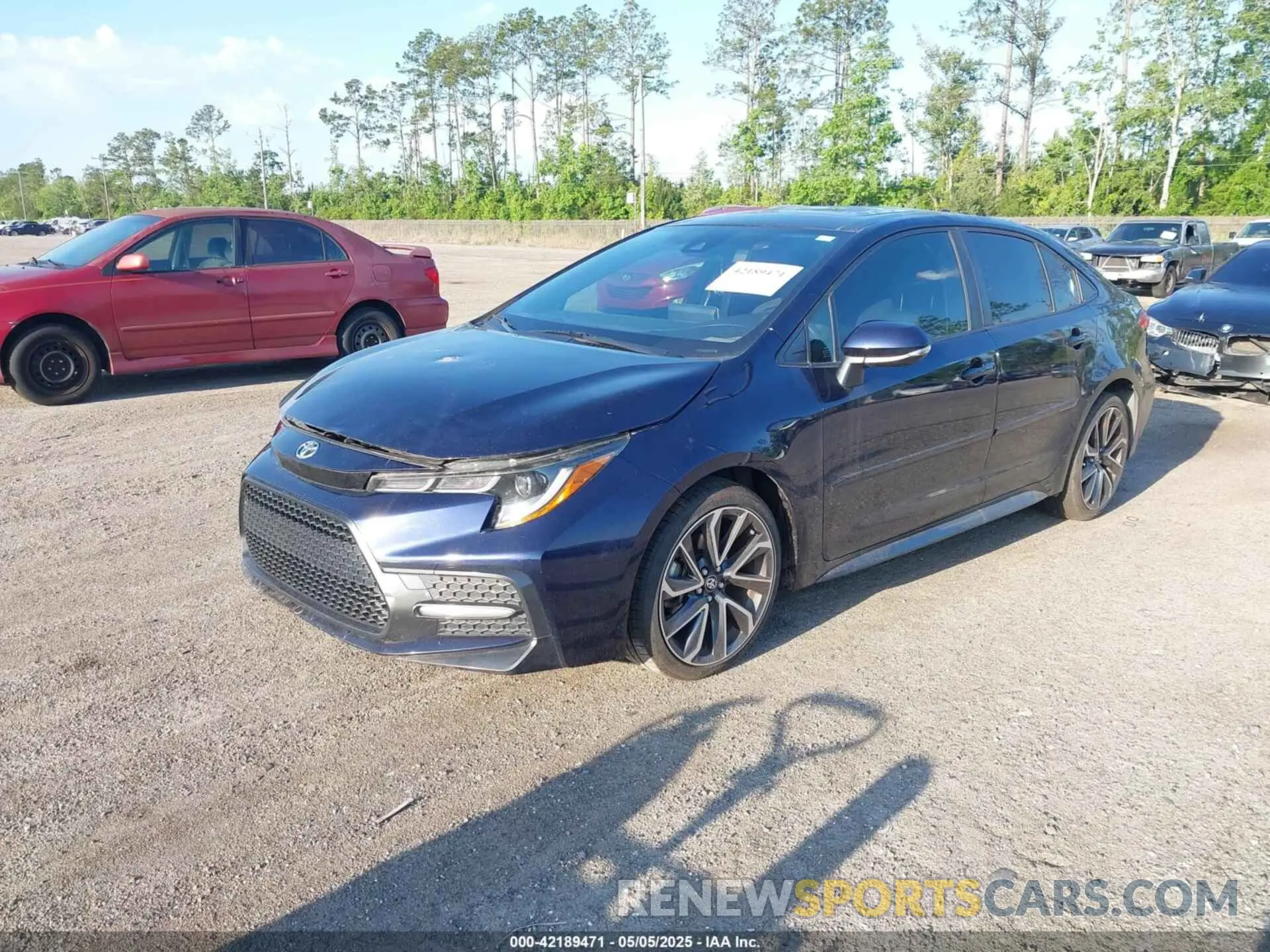 2 fotografías del automóvil dañado JTDP4RCE0LJ012677 TOYOTA COROLLA 2020