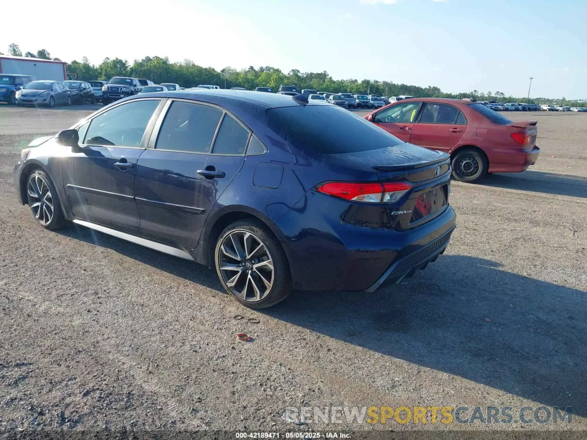 3 fotografías del automóvil dañado JTDP4RCE0LJ012677 TOYOTA COROLLA 2020
