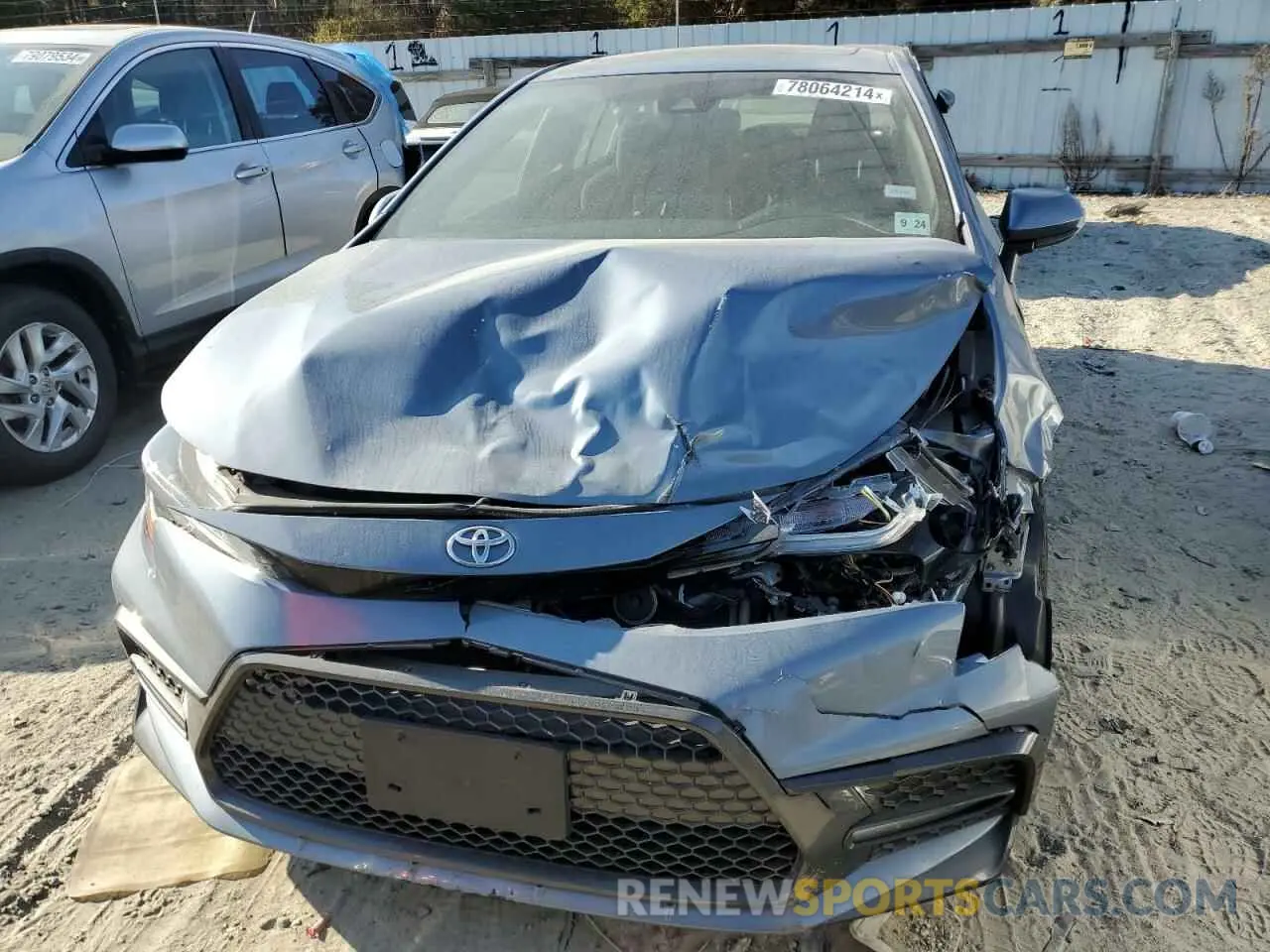 5 fotografías del automóvil dañado JTDP4RCE0LJ037577 TOYOTA COROLLA 2020