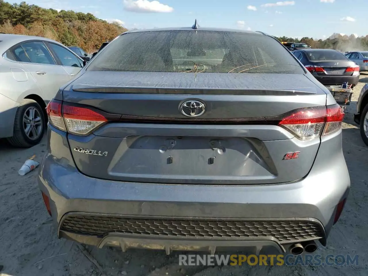 6 fotografías del automóvil dañado JTDP4RCE0LJ037577 TOYOTA COROLLA 2020
