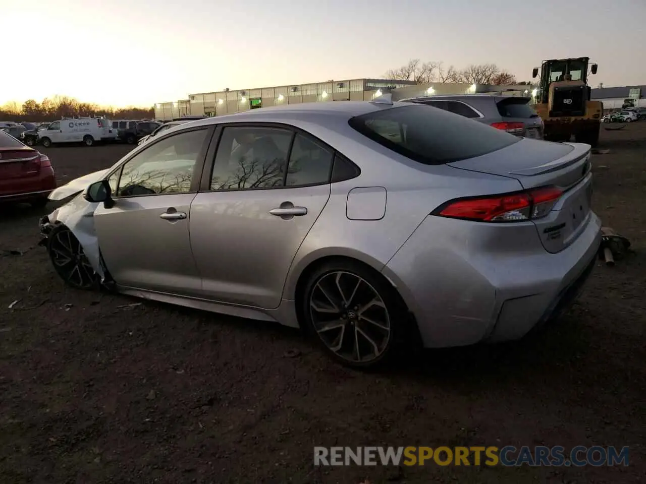 2 fotografías del automóvil dañado JTDP4RCE0LJ039281 TOYOTA COROLLA 2020