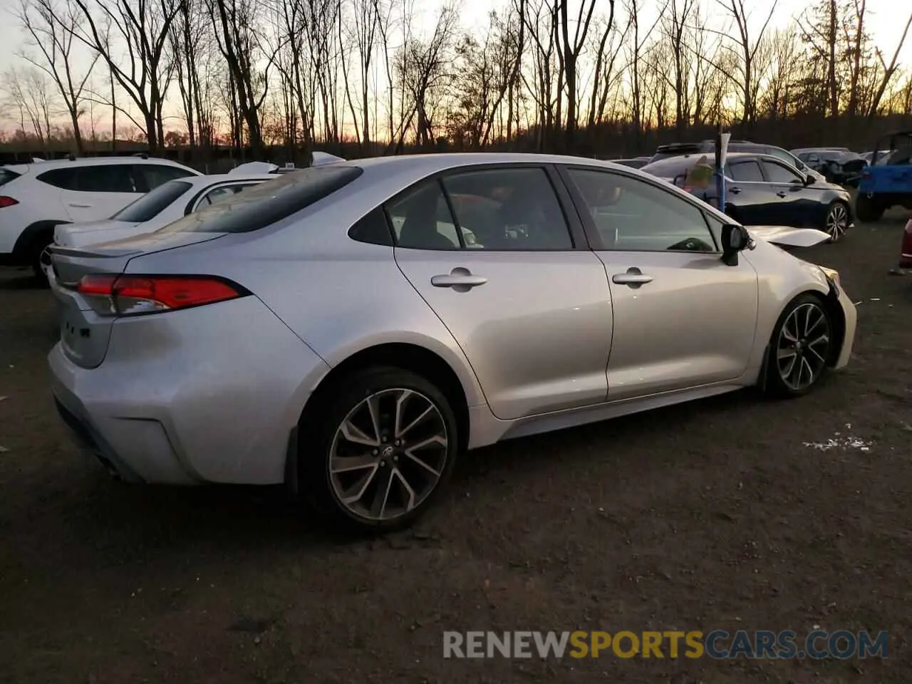 3 fotografías del automóvil dañado JTDP4RCE0LJ039281 TOYOTA COROLLA 2020