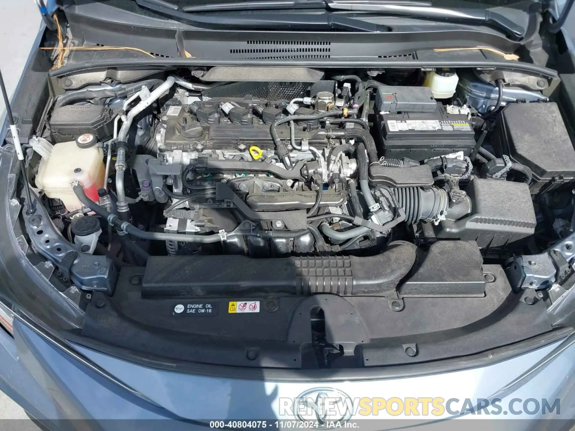 10 fotografías del automóvil dañado JTDP4RCE0LJ042326 TOYOTA COROLLA 2020