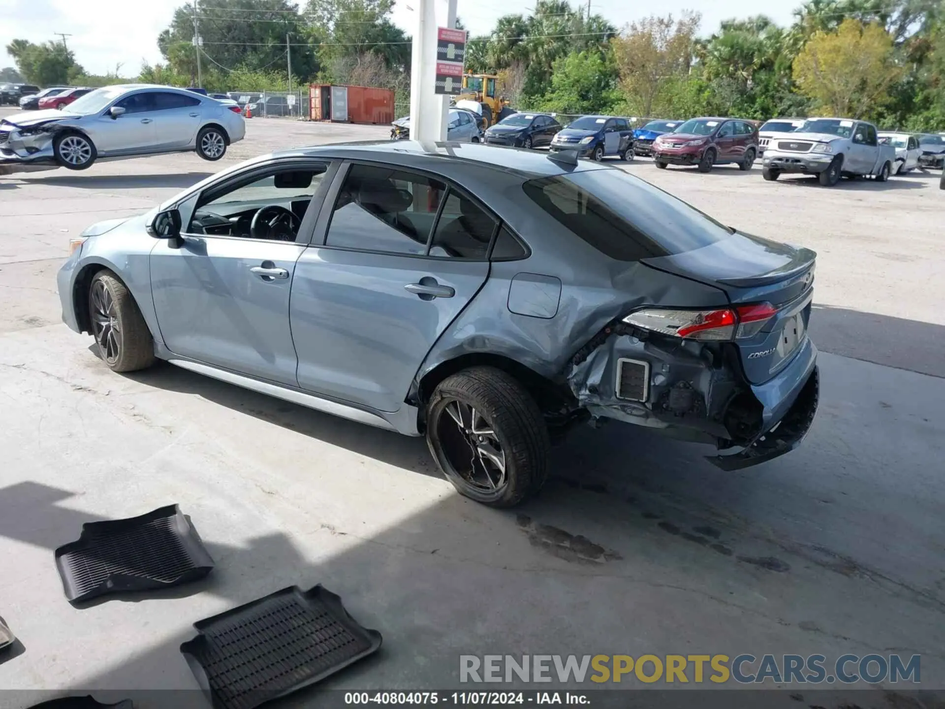 3 fotografías del automóvil dañado JTDP4RCE0LJ042326 TOYOTA COROLLA 2020