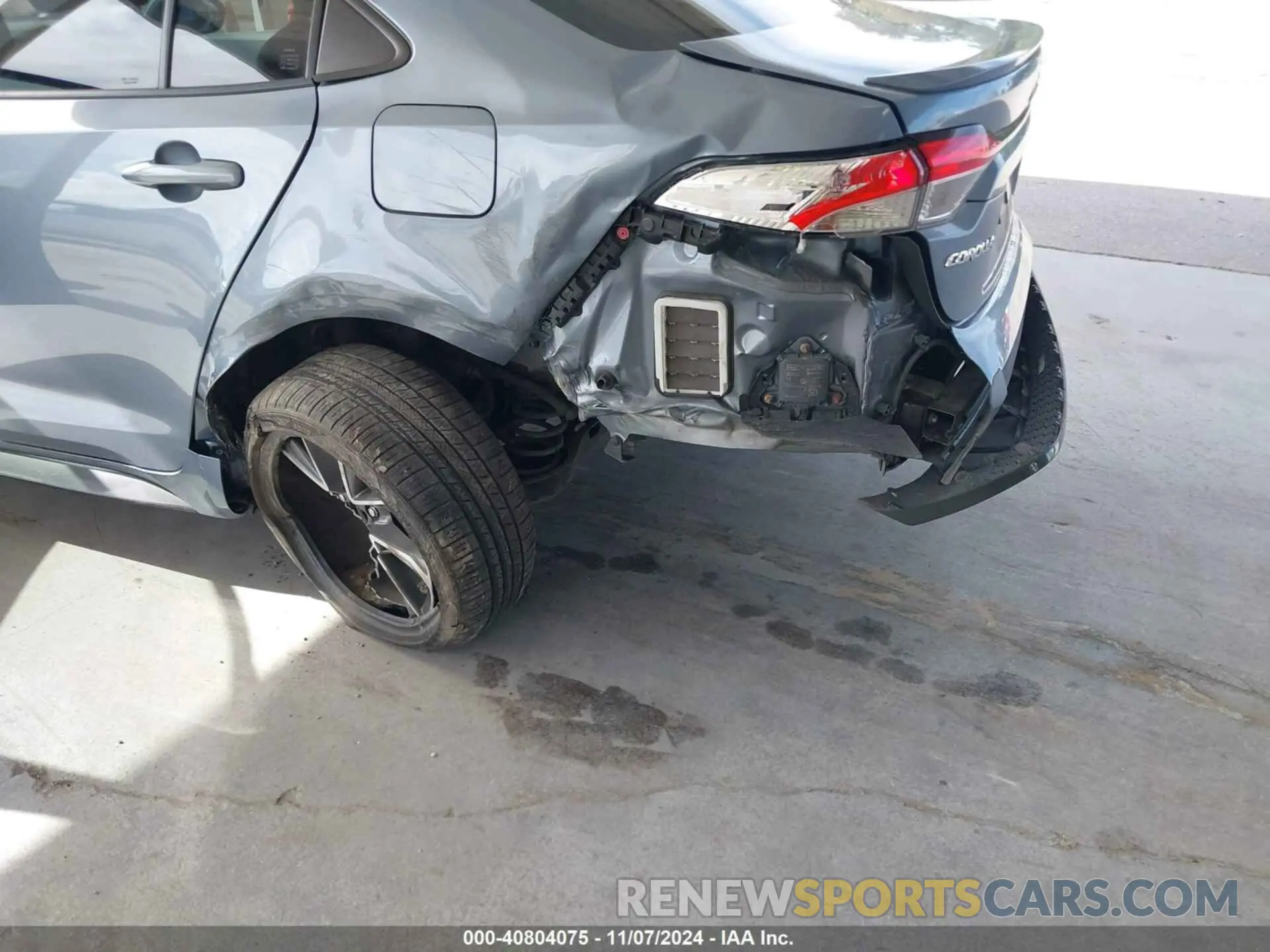 6 fotografías del automóvil dañado JTDP4RCE0LJ042326 TOYOTA COROLLA 2020