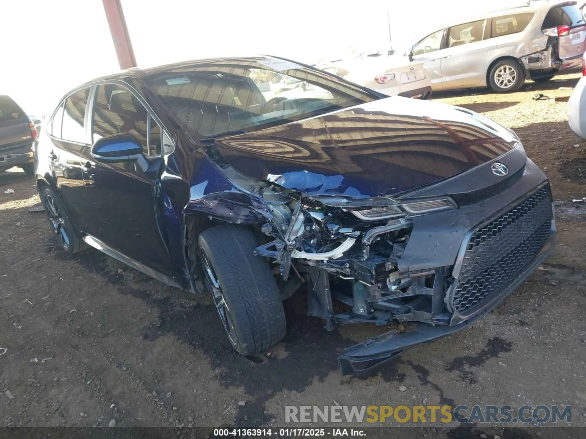1 fotografías del automóvil dañado JTDP4RCE2LJ018609 TOYOTA COROLLA 2020