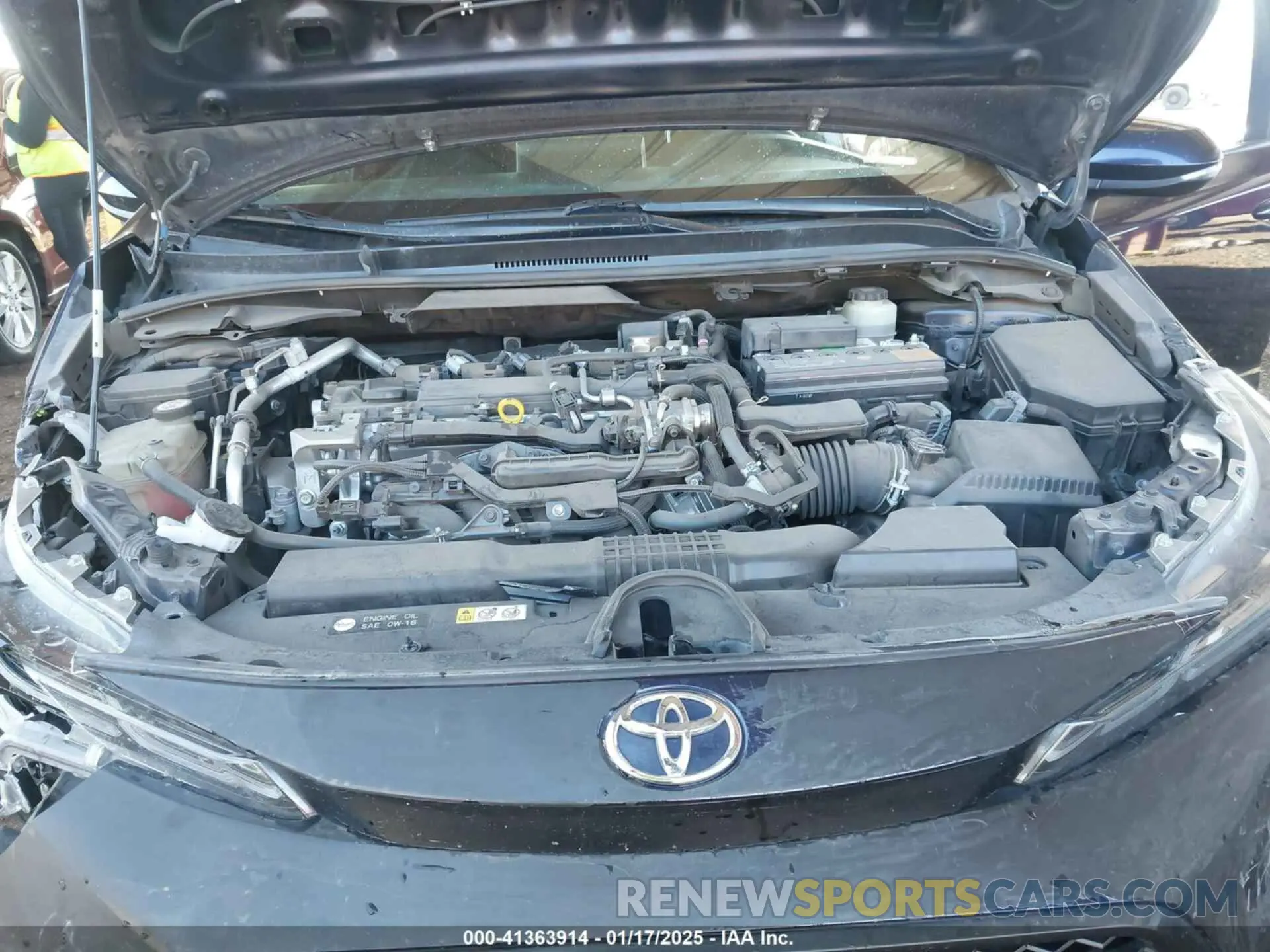 10 fotografías del automóvil dañado JTDP4RCE2LJ018609 TOYOTA COROLLA 2020