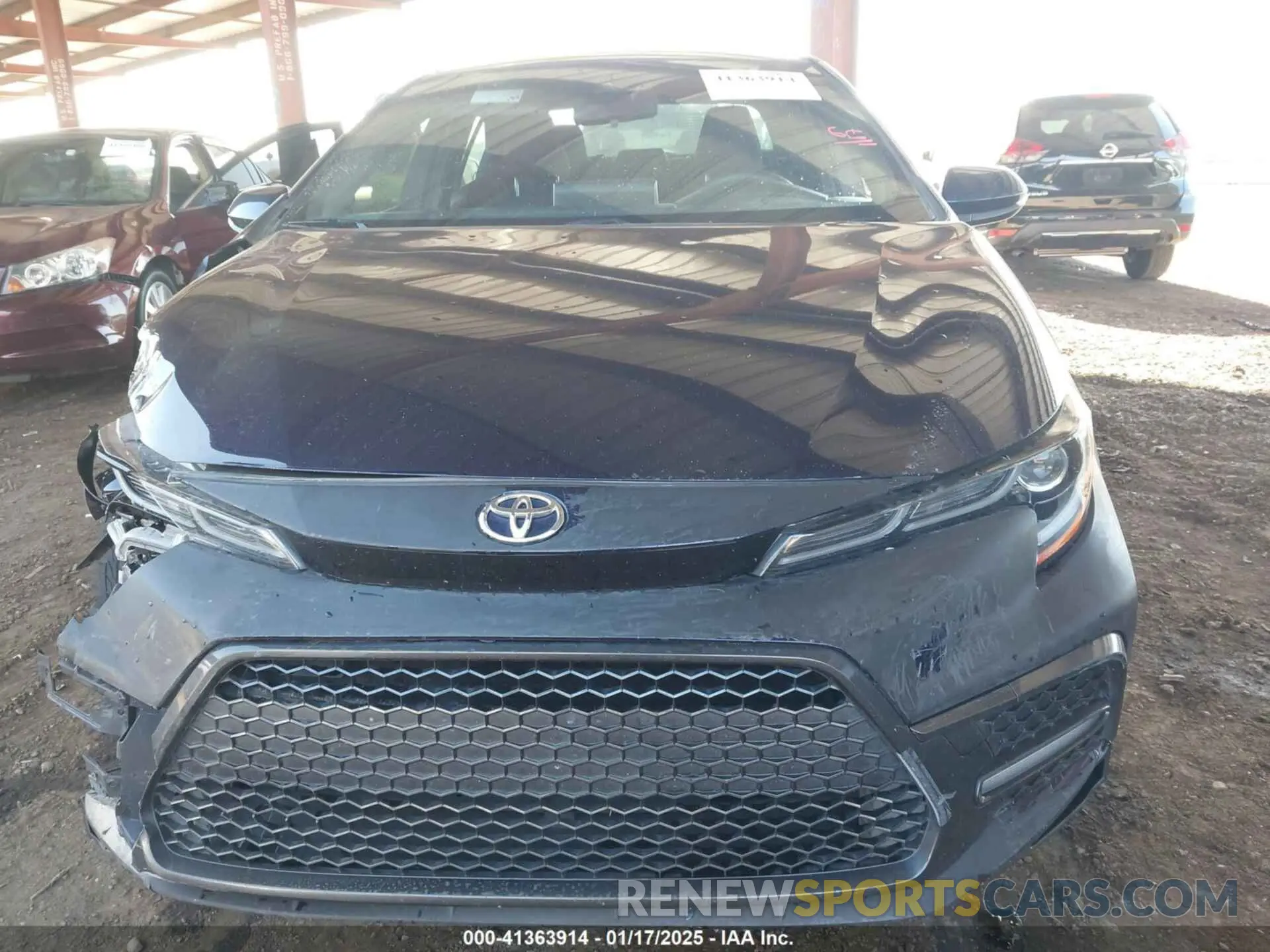 12 fotografías del automóvil dañado JTDP4RCE2LJ018609 TOYOTA COROLLA 2020
