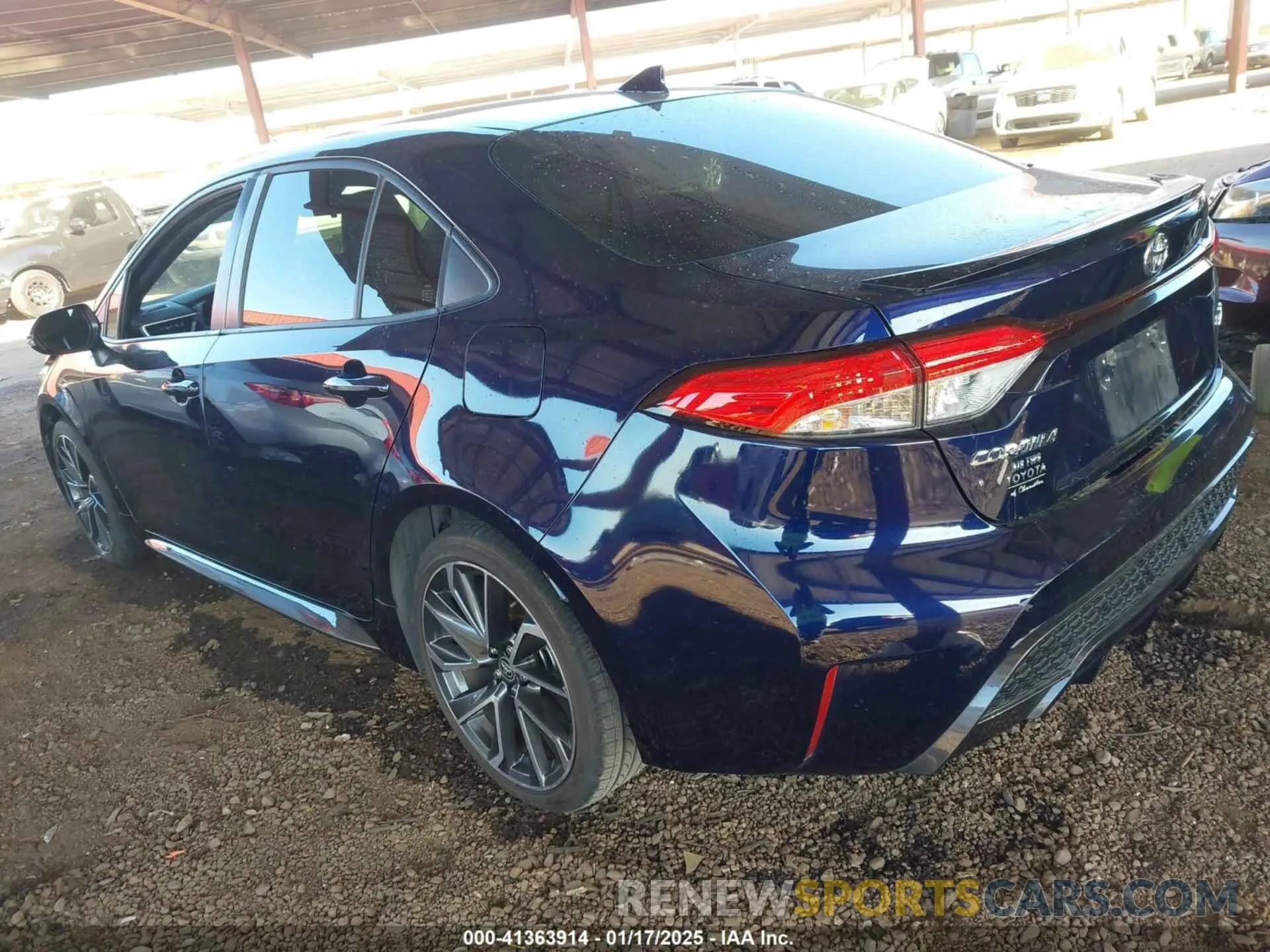 3 fotografías del automóvil dañado JTDP4RCE2LJ018609 TOYOTA COROLLA 2020