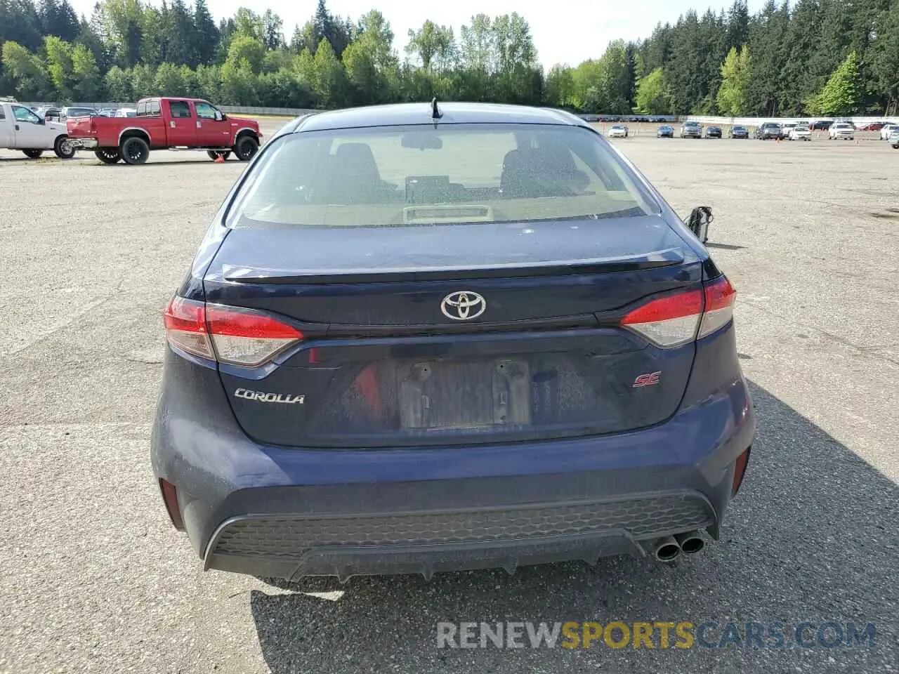 6 fotografías del automóvil dañado JTDP4RCE3LJ004394 TOYOTA COROLLA 2020