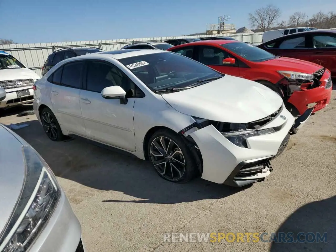 4 fotografías del automóvil dañado JTDP4RCE3LJ035421 TOYOTA COROLLA 2020