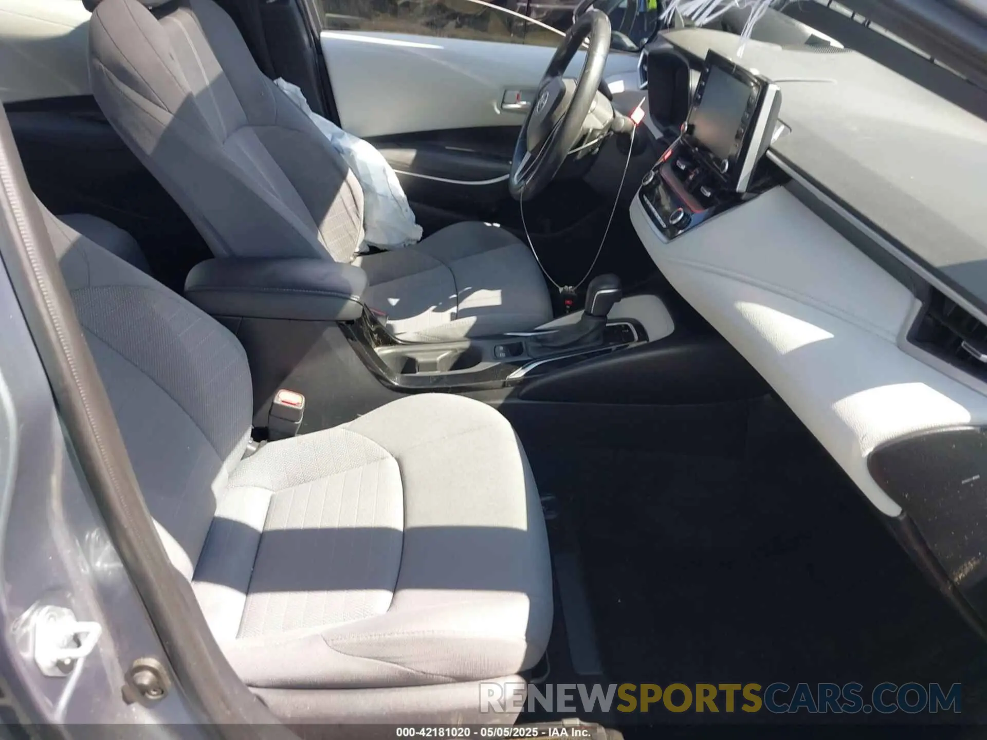 5 fotografías del automóvil dañado JTDP4RCE3LJ040831 TOYOTA COROLLA 2020