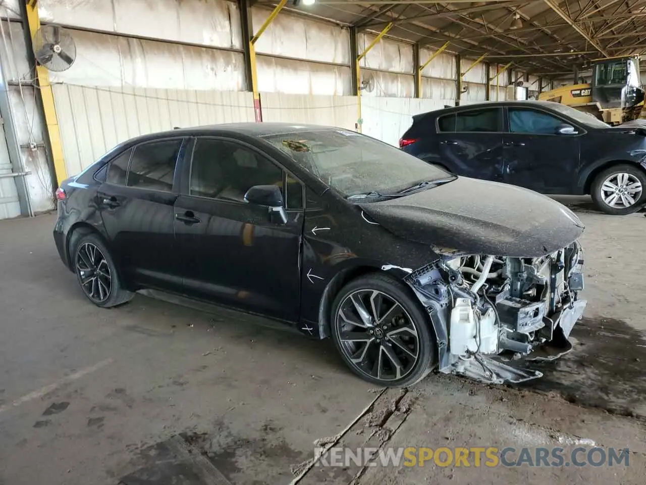 4 fotografías del automóvil dañado JTDP4RCE4LJ011287 TOYOTA COROLLA 2020