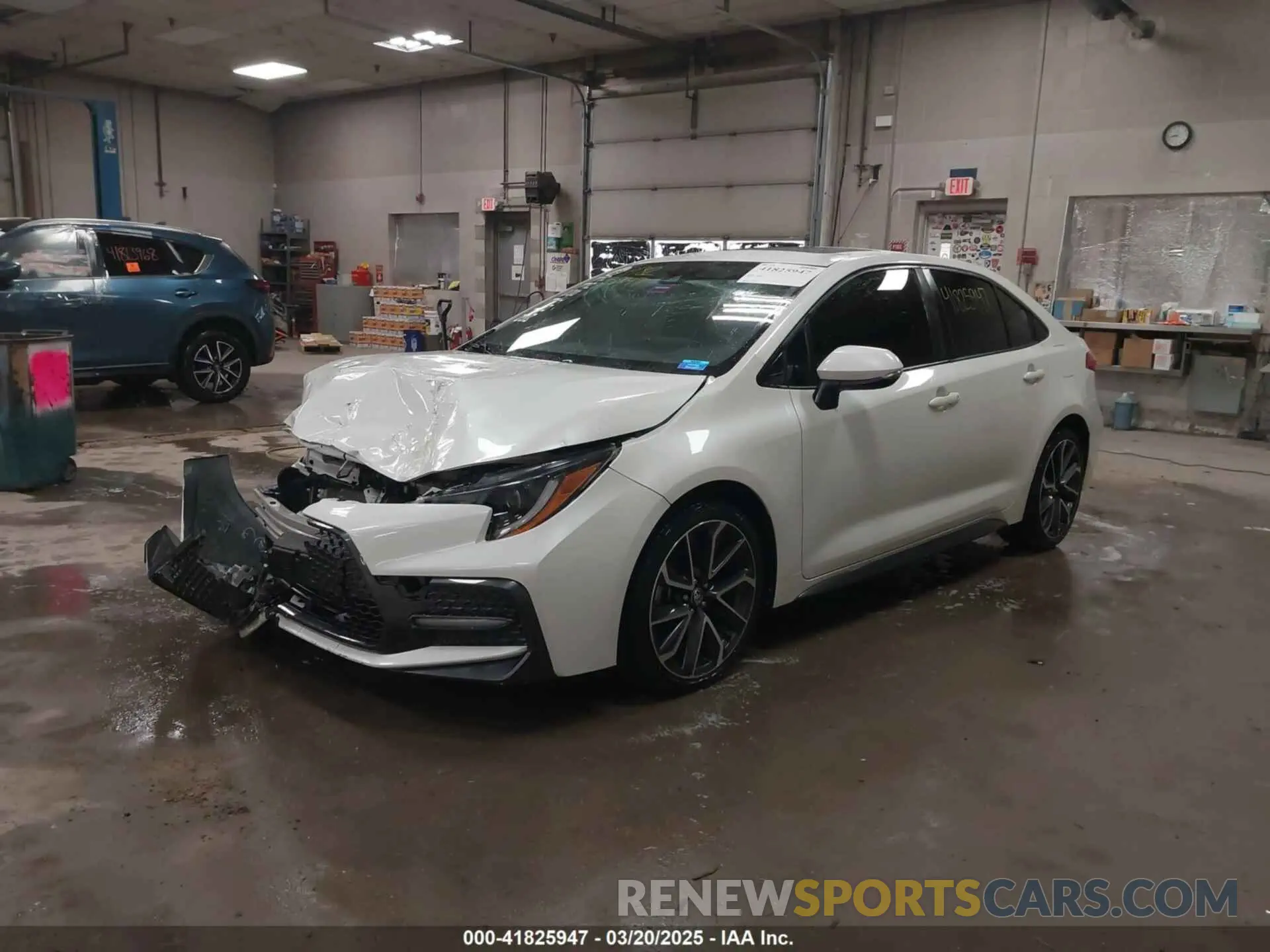 2 fotografías del automóvil dañado JTDP4RCE4LJ032463 TOYOTA COROLLA 2020