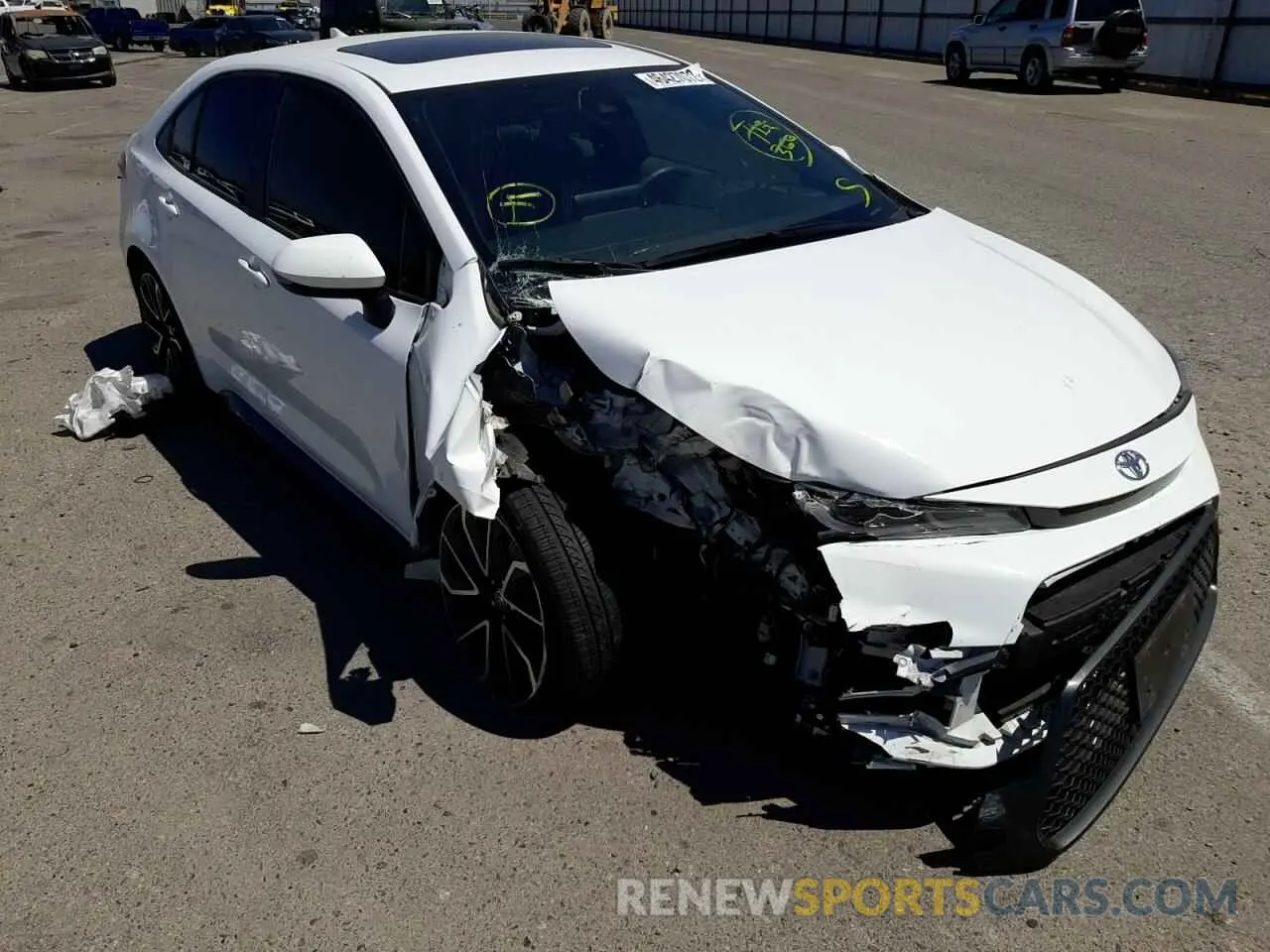 1 fotografías del automóvil dañado JTDP4RCE4LJ036285 TOYOTA COROLLA 2020