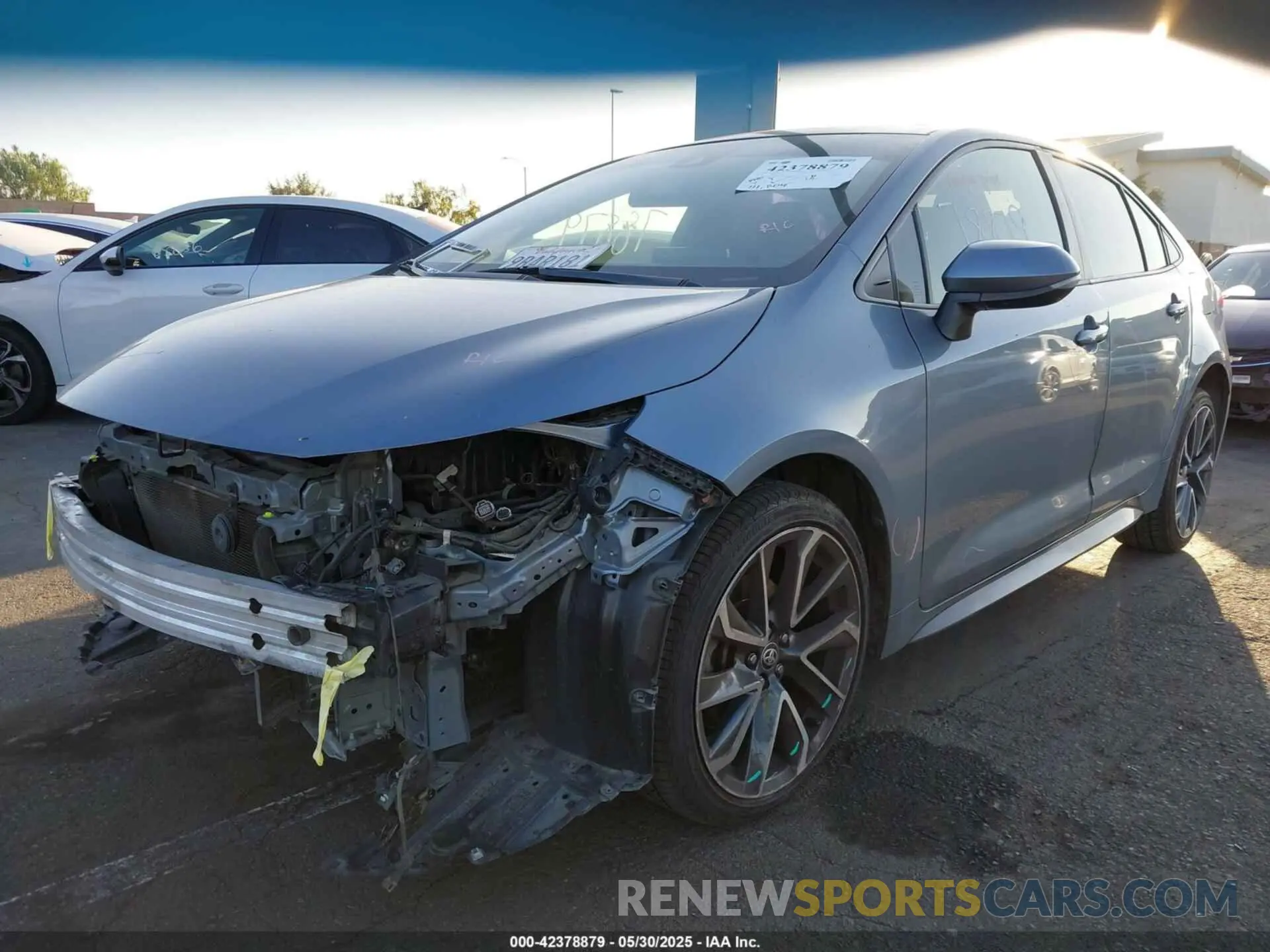 2 fotografías del automóvil dañado JTDP4RCE4LJ039526 TOYOTA COROLLA 2020