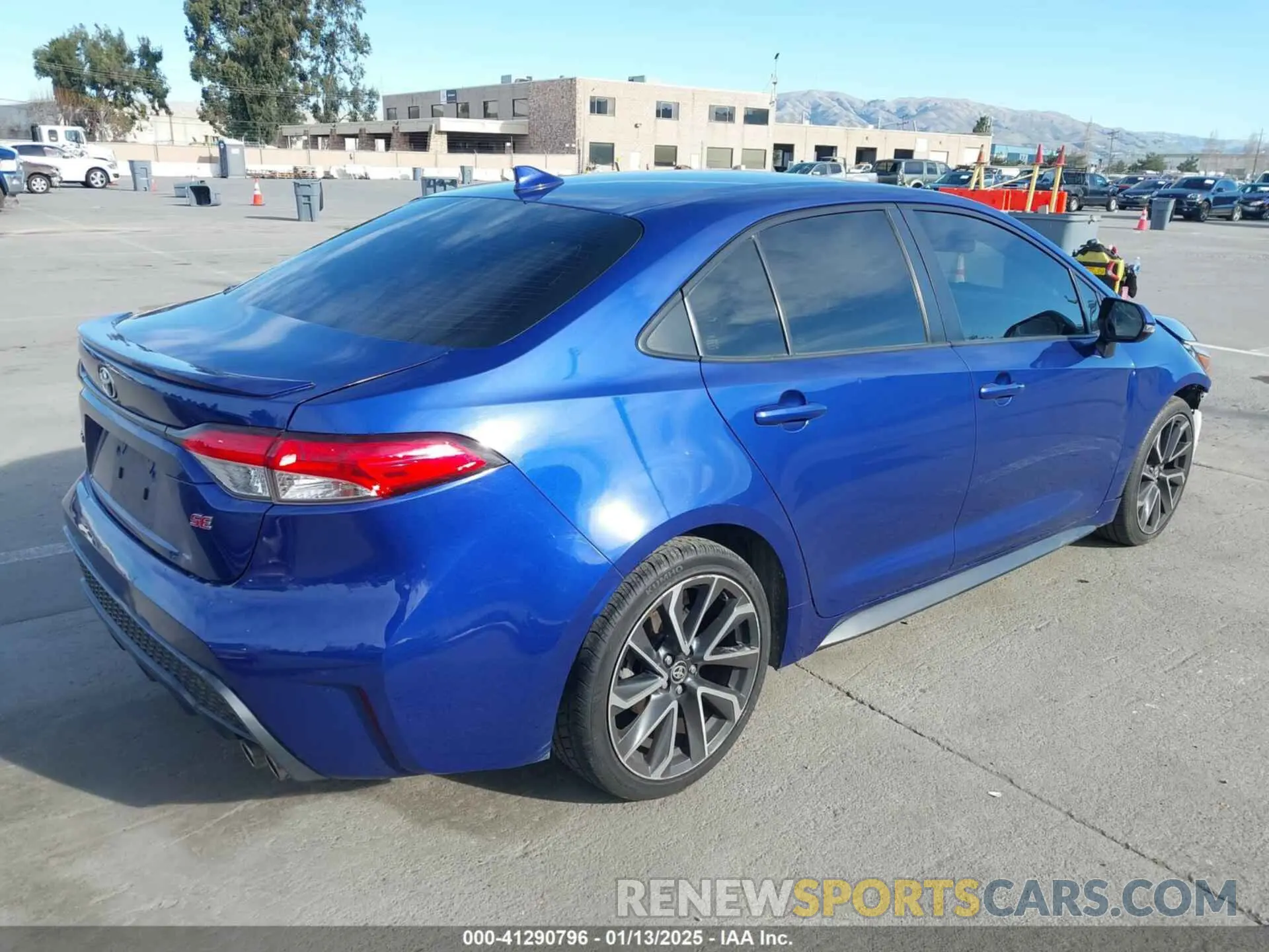 4 fotografías del automóvil dañado JTDP4RCE5LJ028518 TOYOTA COROLLA 2020