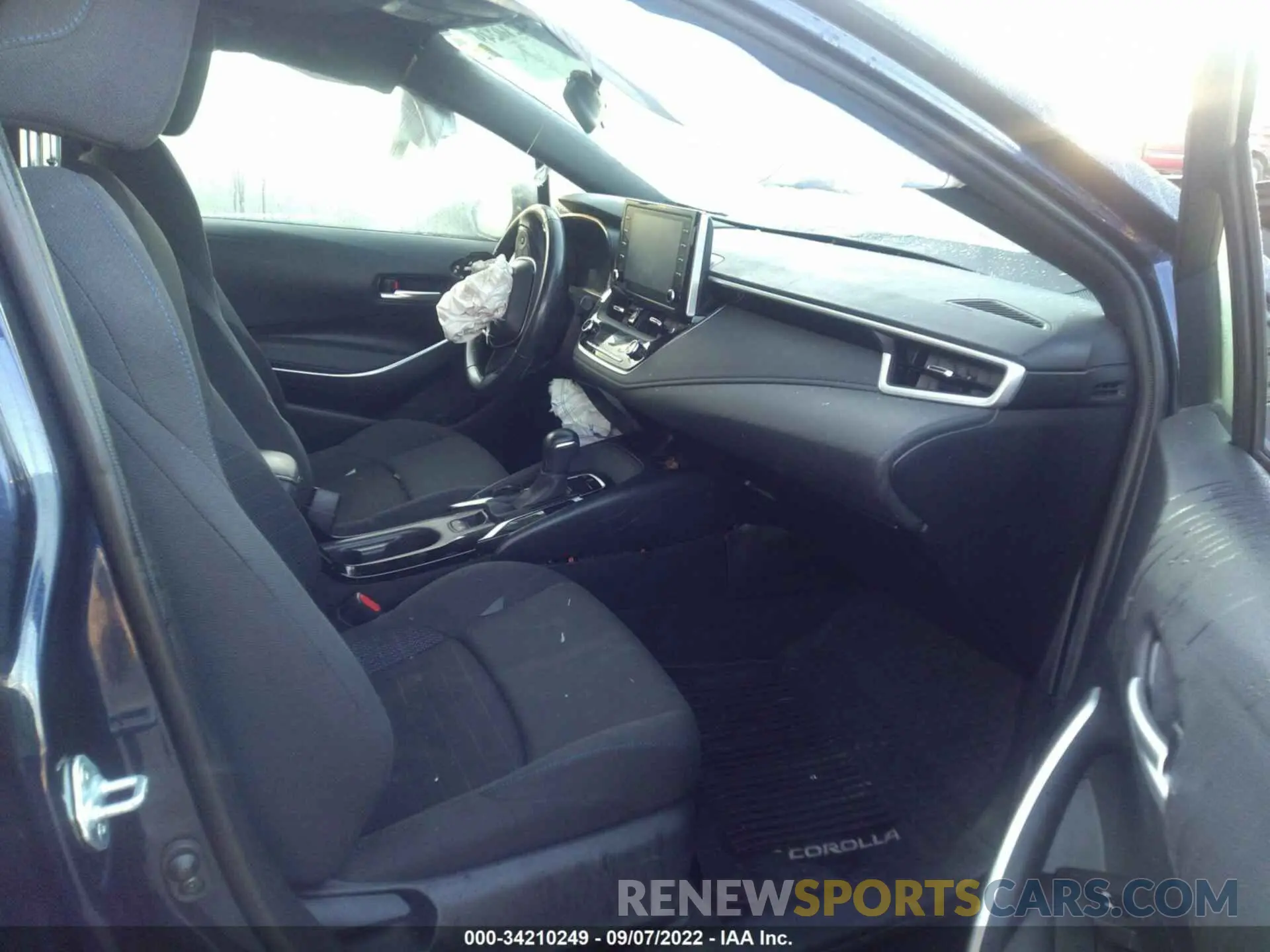 5 fotografías del automóvil dañado JTDP4RCE5LJ034870 TOYOTA COROLLA 2020