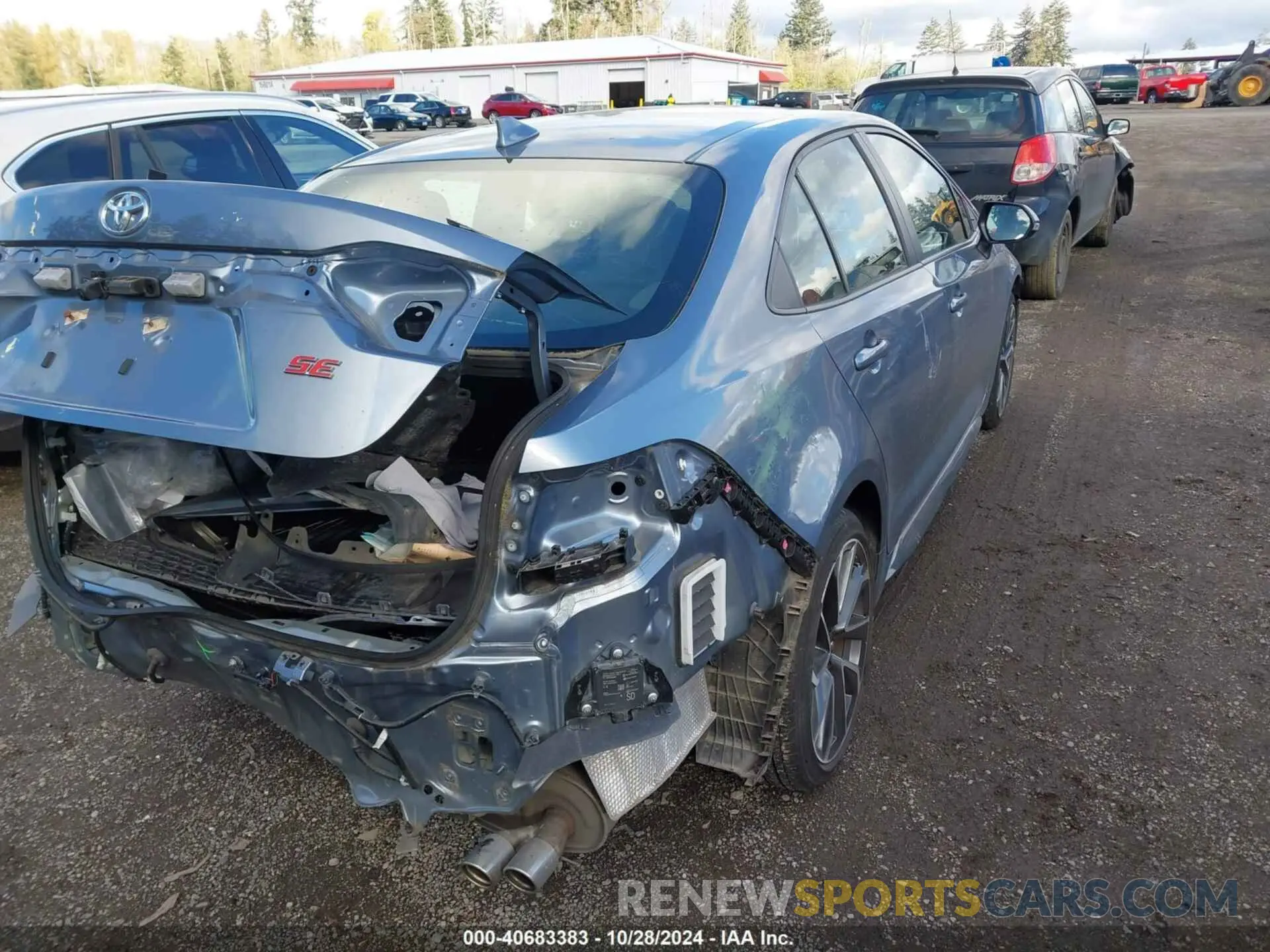 4 fotografías del automóvil dañado JTDP4RCE5LJ035727 TOYOTA COROLLA 2020