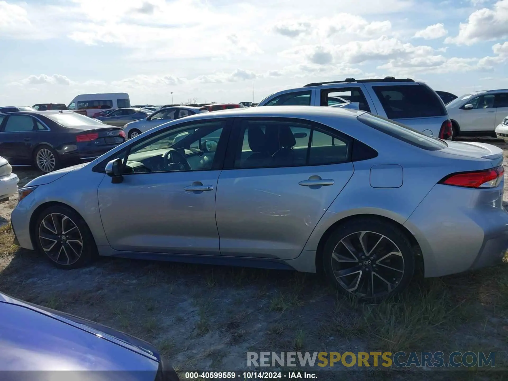 14 fotografías del automóvil dañado JTDP4RCE5LJ036165 TOYOTA COROLLA 2020