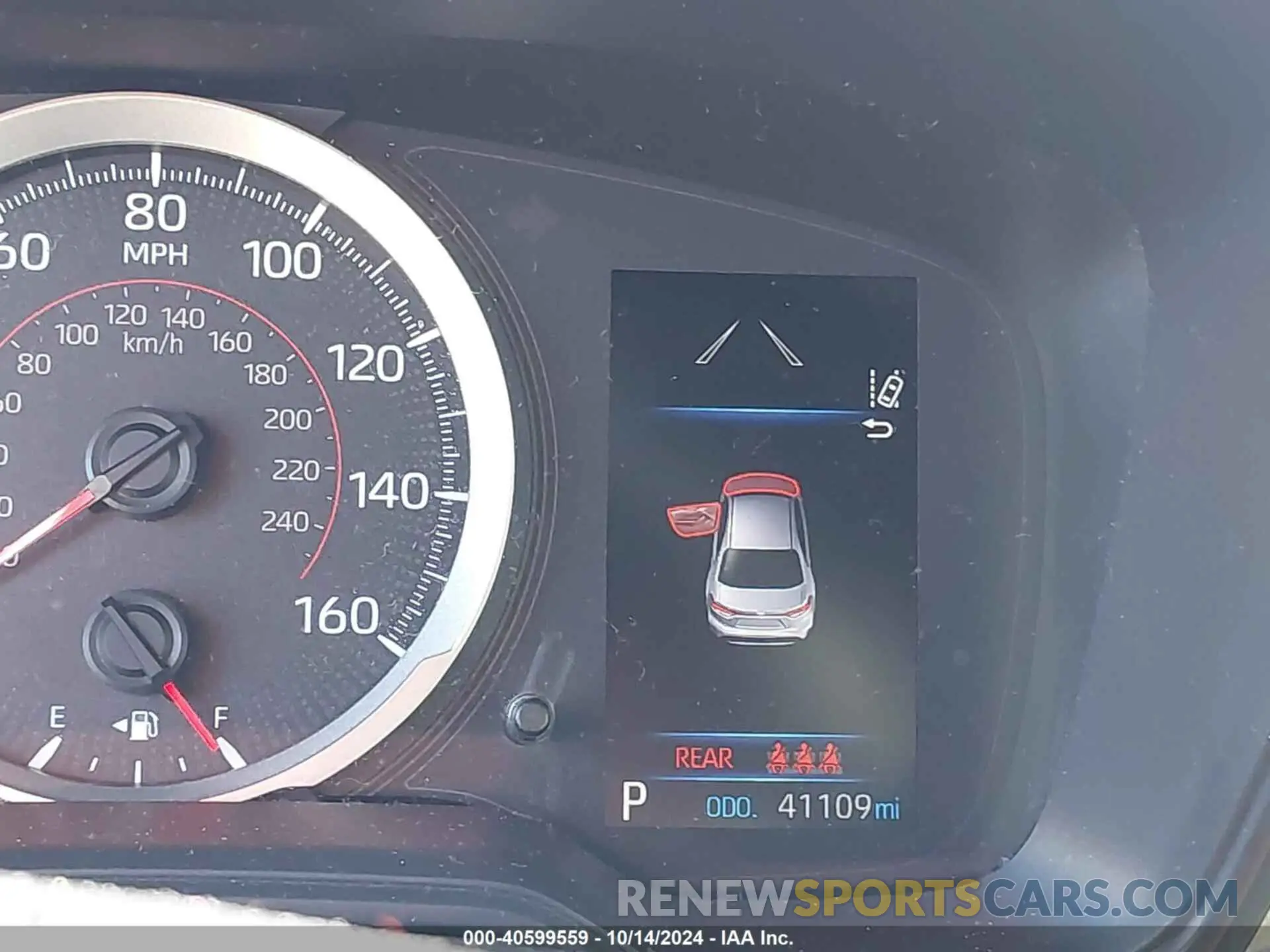15 fotografías del automóvil dañado JTDP4RCE5LJ036165 TOYOTA COROLLA 2020