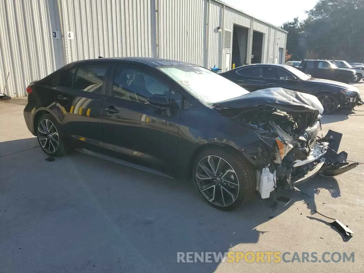 4 fotografías del automóvil dañado JTDP4RCE5LJ038496 TOYOTA COROLLA 2020