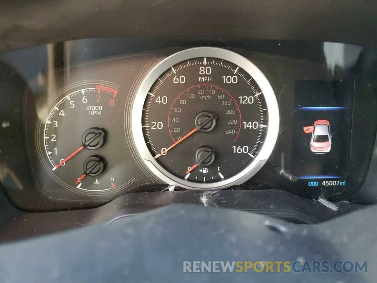 9 fotografías del automóvil dañado JTDP4RCE5LJ038496 TOYOTA COROLLA 2020