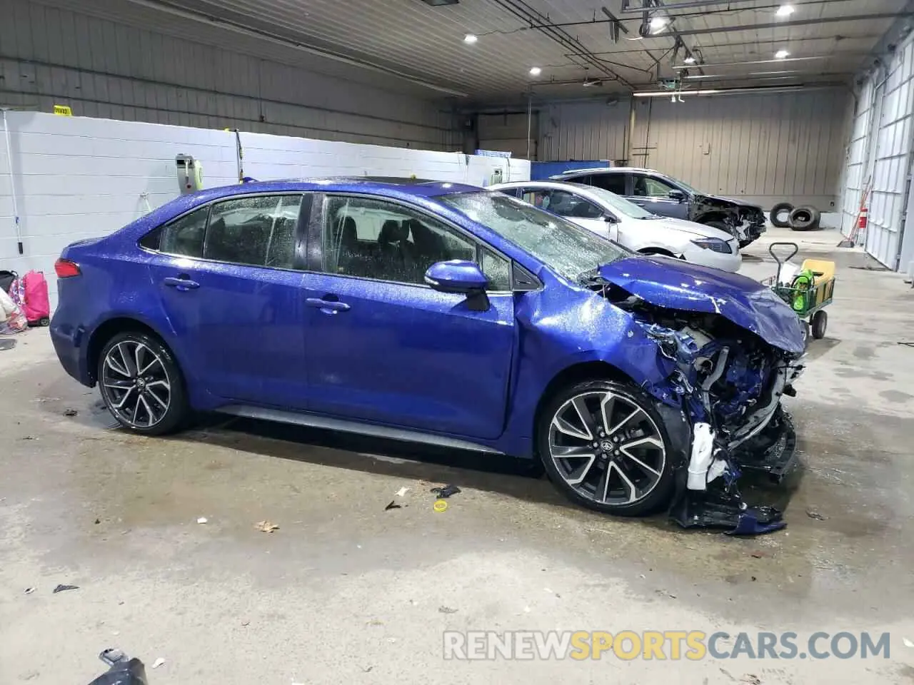 4 fotografías del automóvil dañado JTDP4RCE5LJ039972 TOYOTA COROLLA 2020
