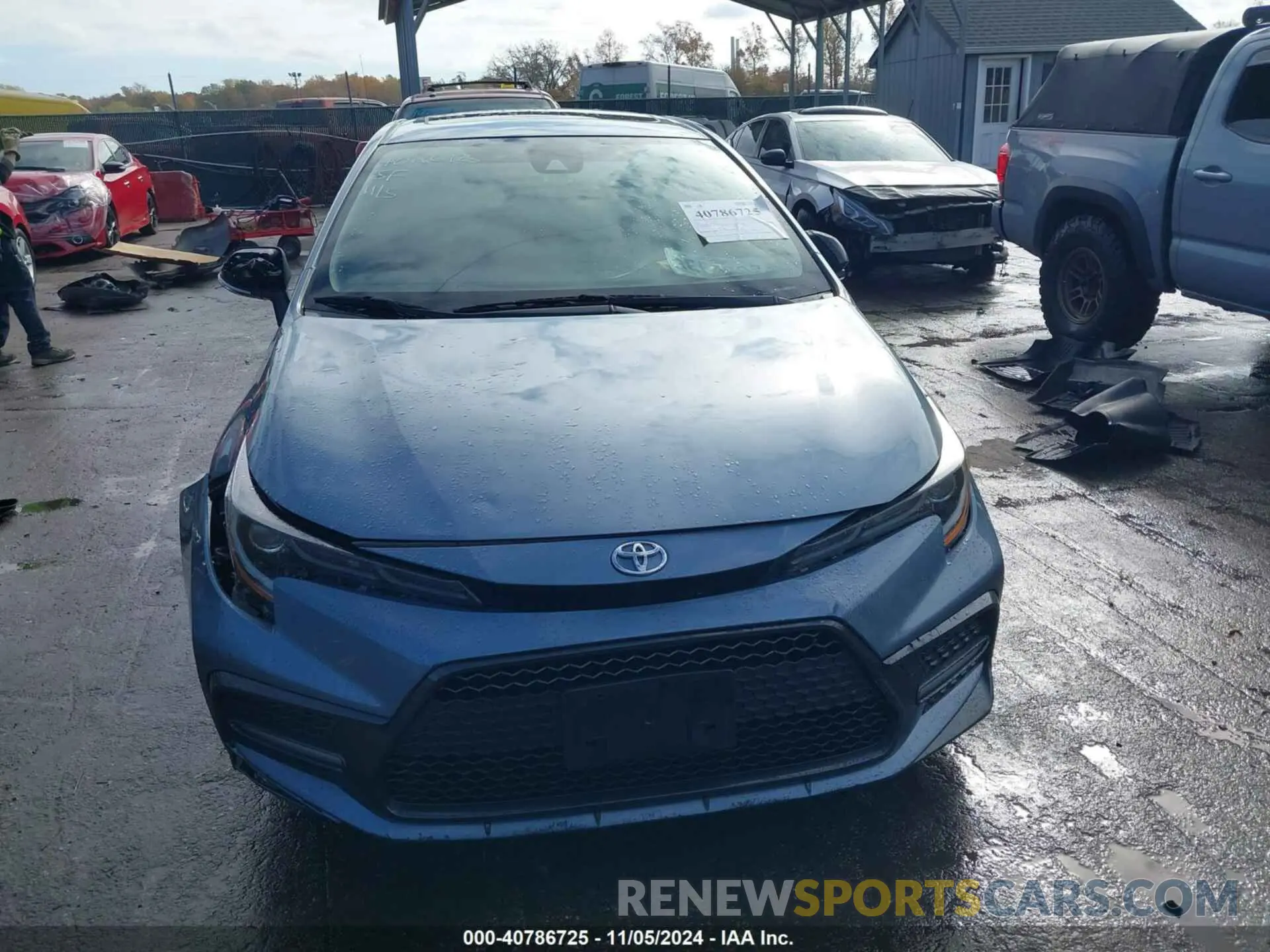 12 fotografías del automóvil dañado JTDP4RCE6LJ003420 TOYOTA COROLLA 2020