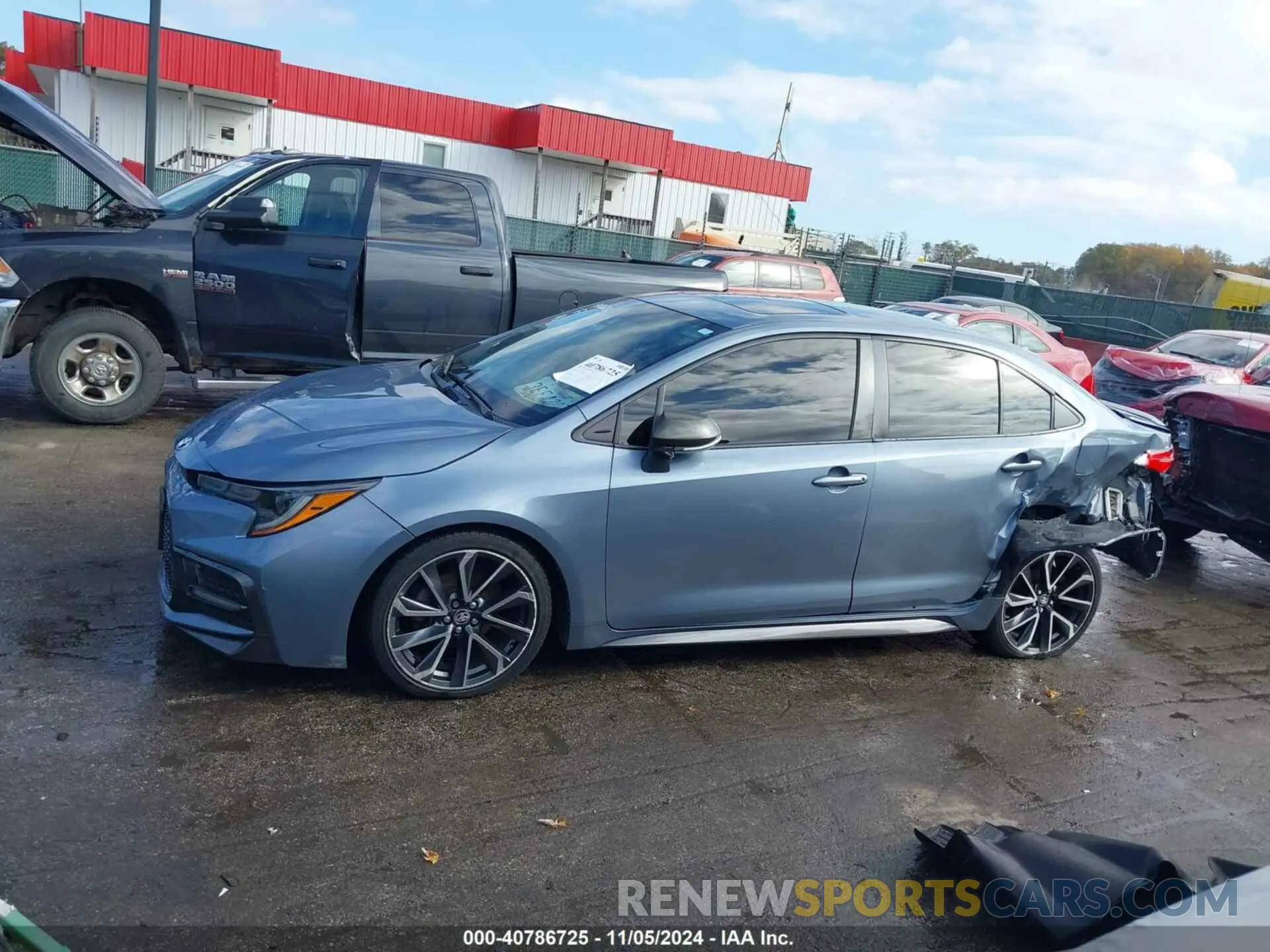 14 fotografías del automóvil dañado JTDP4RCE6LJ003420 TOYOTA COROLLA 2020