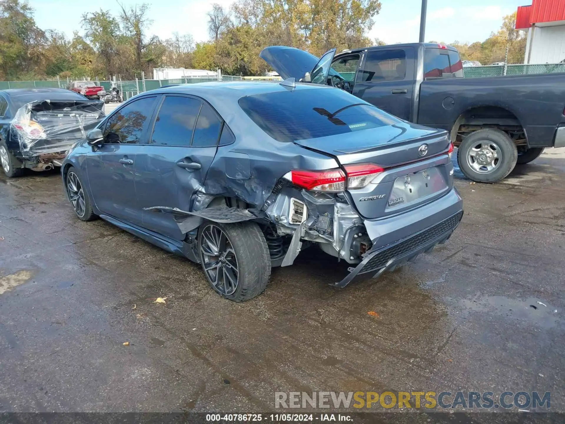 3 fotografías del automóvil dañado JTDP4RCE6LJ003420 TOYOTA COROLLA 2020