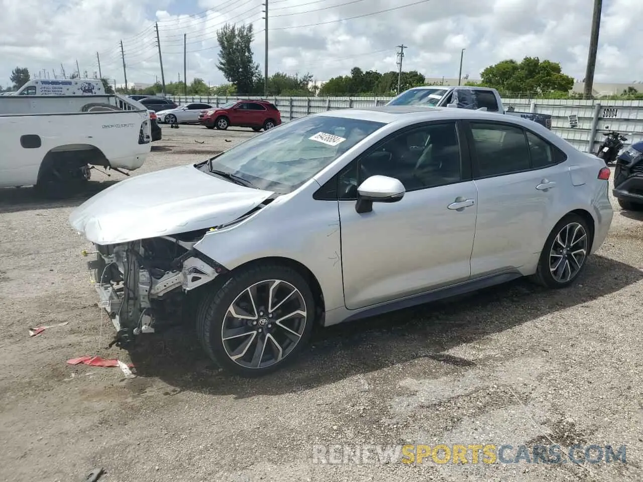 1 fotografías del automóvil dañado JTDP4RCE6LJ021092 TOYOTA COROLLA 2020