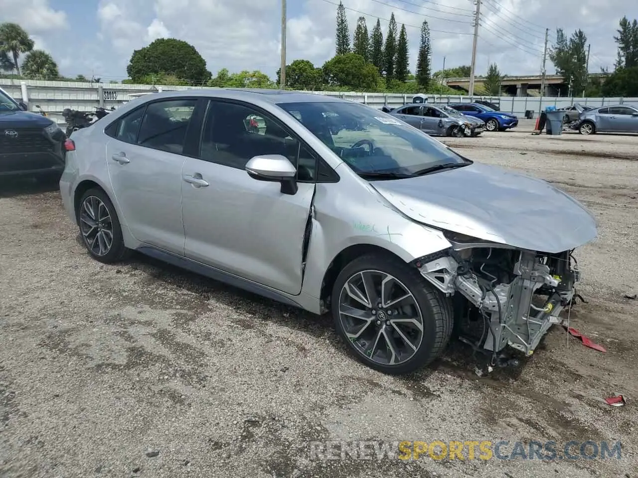 4 fotografías del automóvil dañado JTDP4RCE6LJ021092 TOYOTA COROLLA 2020