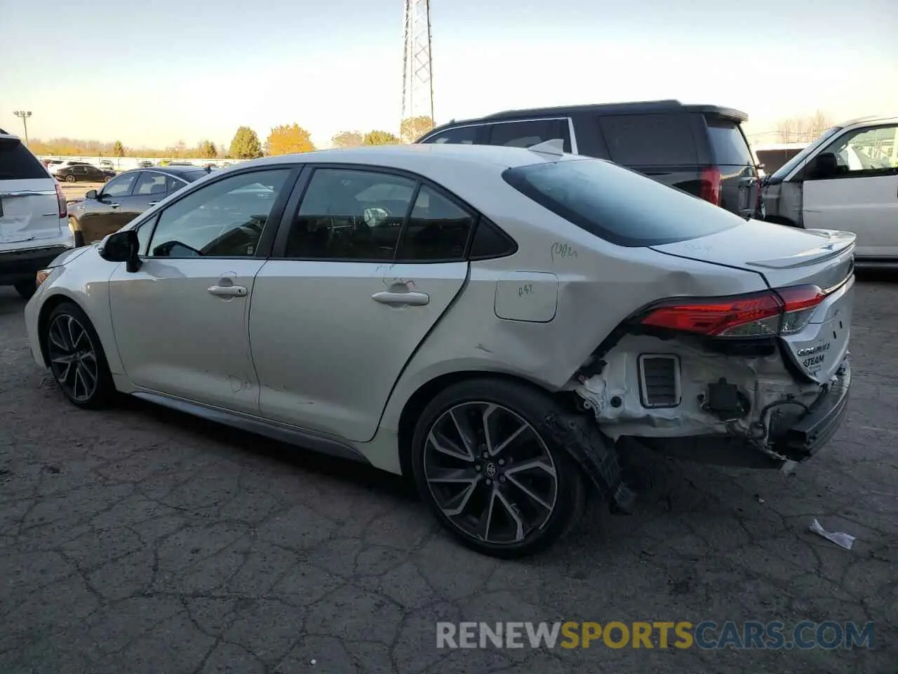 2 fotografías del automóvil dañado JTDP4RCE6LJ034179 TOYOTA COROLLA 2020