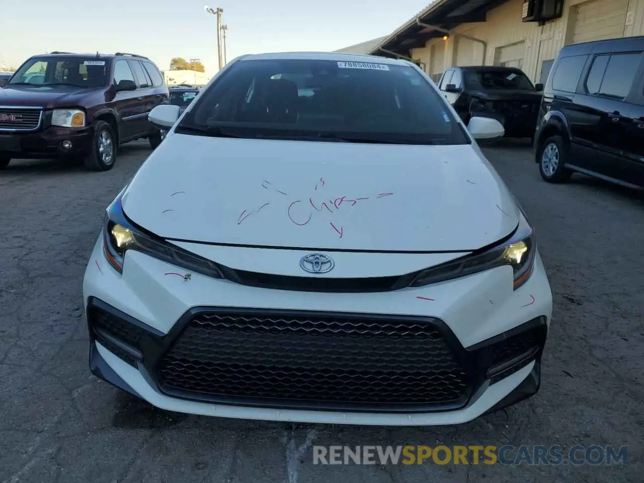 5 fotografías del automóvil dañado JTDP4RCE6LJ034179 TOYOTA COROLLA 2020