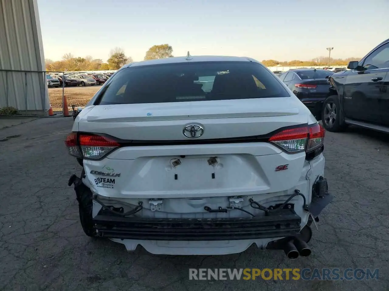 6 fotografías del automóvil dañado JTDP4RCE6LJ034179 TOYOTA COROLLA 2020