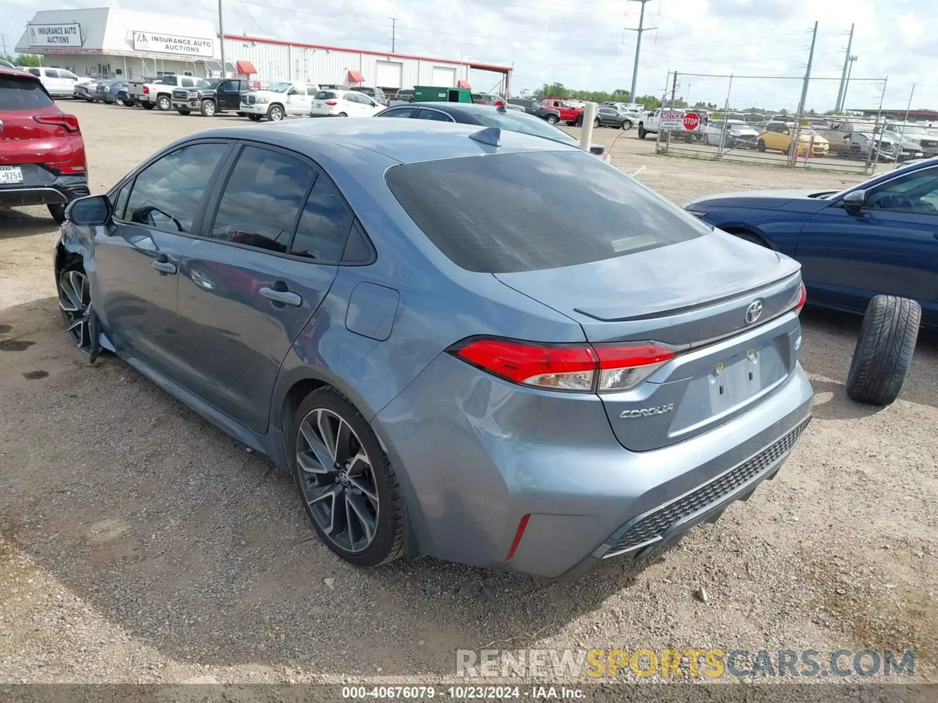 3 fotografías del automóvil dañado JTDP4RCE6LJ034666 TOYOTA COROLLA 2020