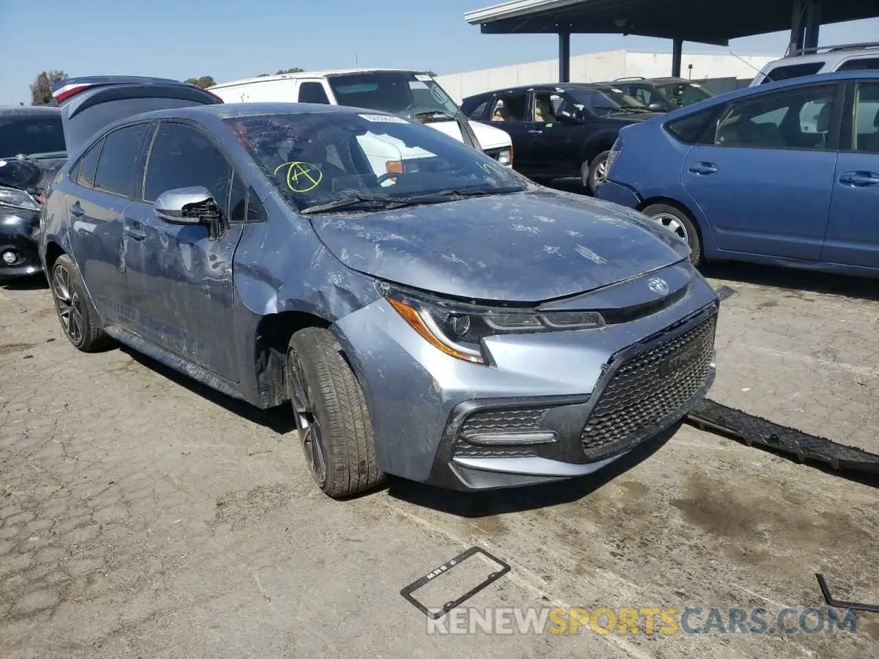 1 fotografías del automóvil dañado JTDP4RCE6LJ053069 TOYOTA COROLLA 2020