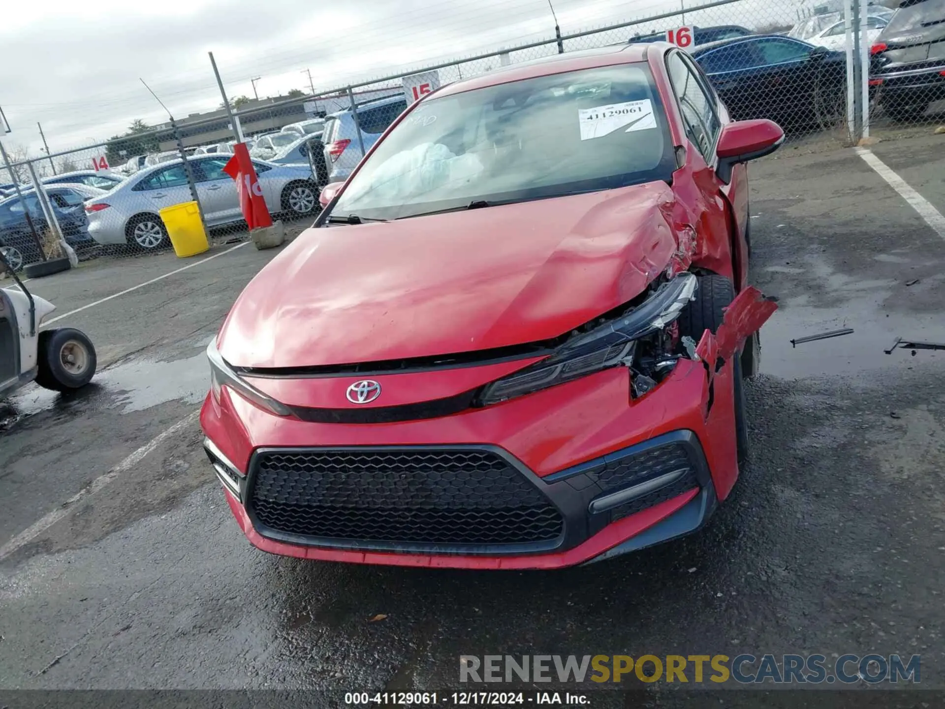 12 fotografías del automóvil dañado JTDP4RCE7LJ002499 TOYOTA COROLLA 2020