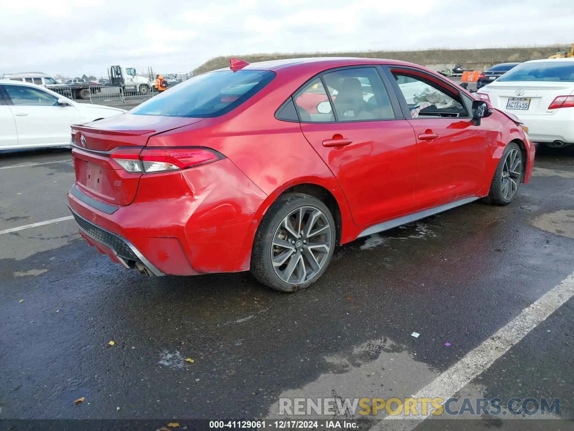 4 fotografías del automóvil dañado JTDP4RCE7LJ002499 TOYOTA COROLLA 2020