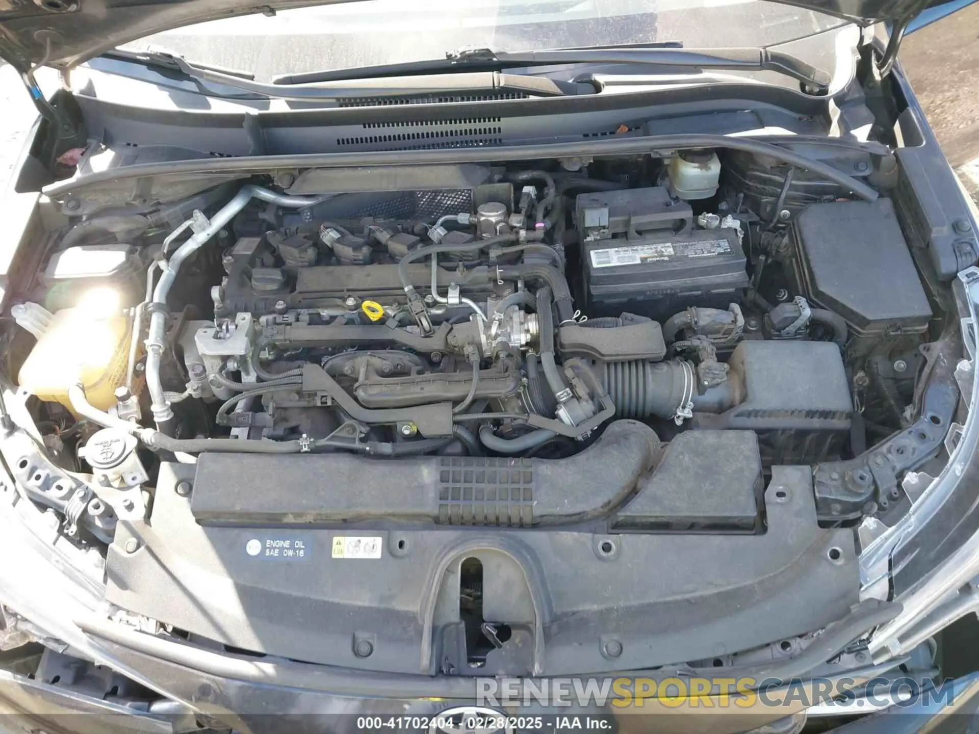 10 fotografías del automóvil dañado JTDP4RCE7LJ002602 TOYOTA COROLLA 2020