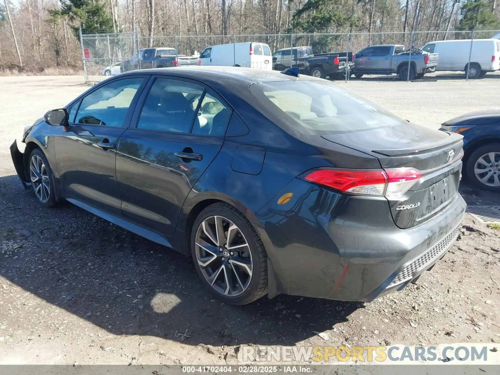 3 fotografías del automóvil dañado JTDP4RCE7LJ002602 TOYOTA COROLLA 2020