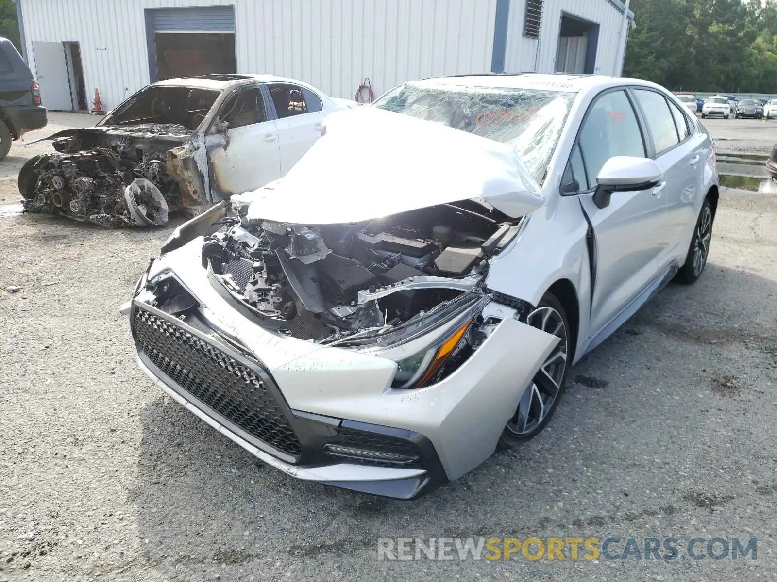 2 fotografías del automóvil dañado JTDP4RCE7LJ033025 TOYOTA COROLLA 2020
