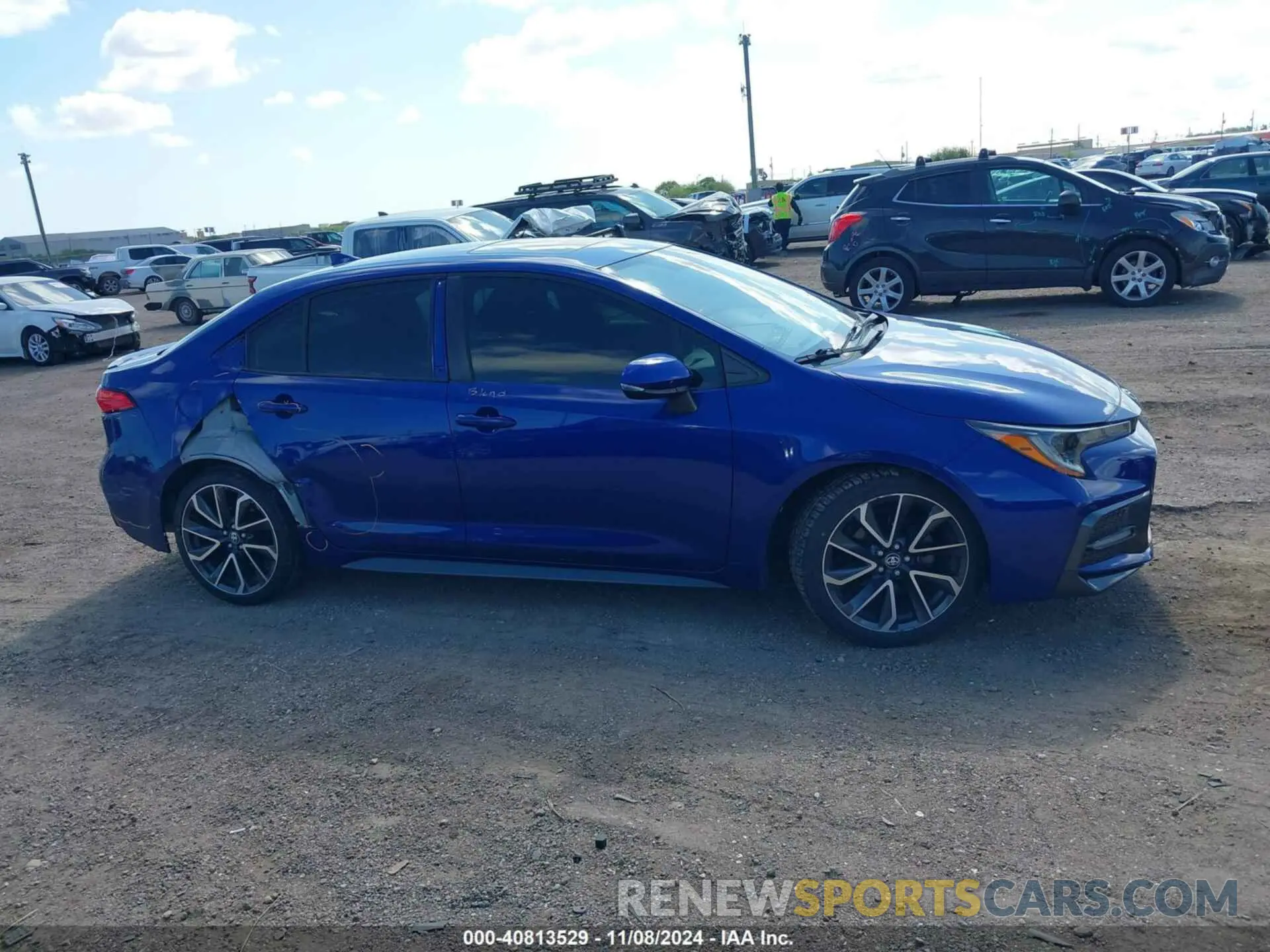 13 fotografías del automóvil dañado JTDP4RCE7LJ037463 TOYOTA COROLLA 2020