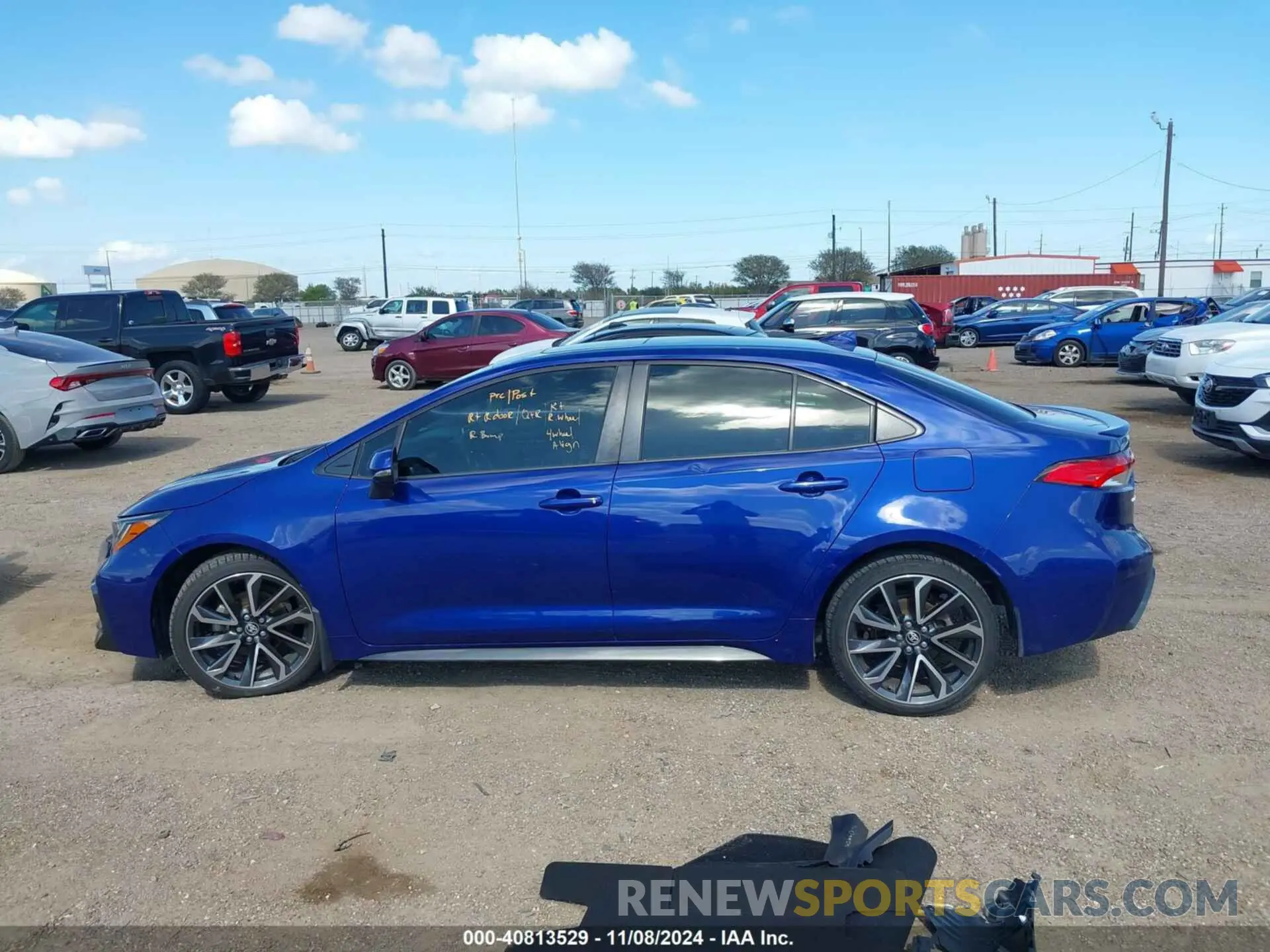 14 fotografías del automóvil dañado JTDP4RCE7LJ037463 TOYOTA COROLLA 2020