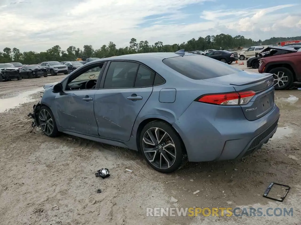 2 fotografías del automóvil dañado JTDP4RCE8LJ006531 TOYOTA COROLLA 2020